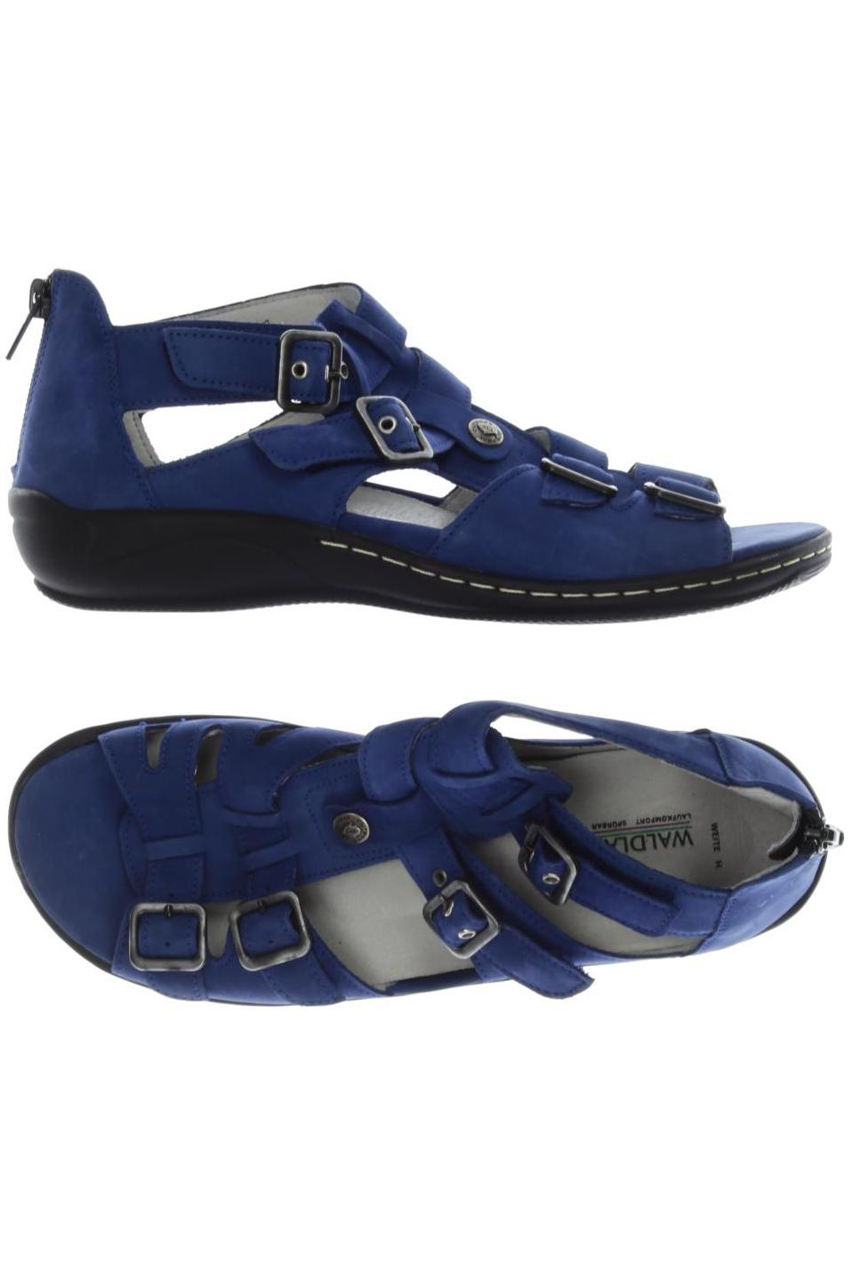 

waldläufer Damen Sandale, blau, Gr. 4.5