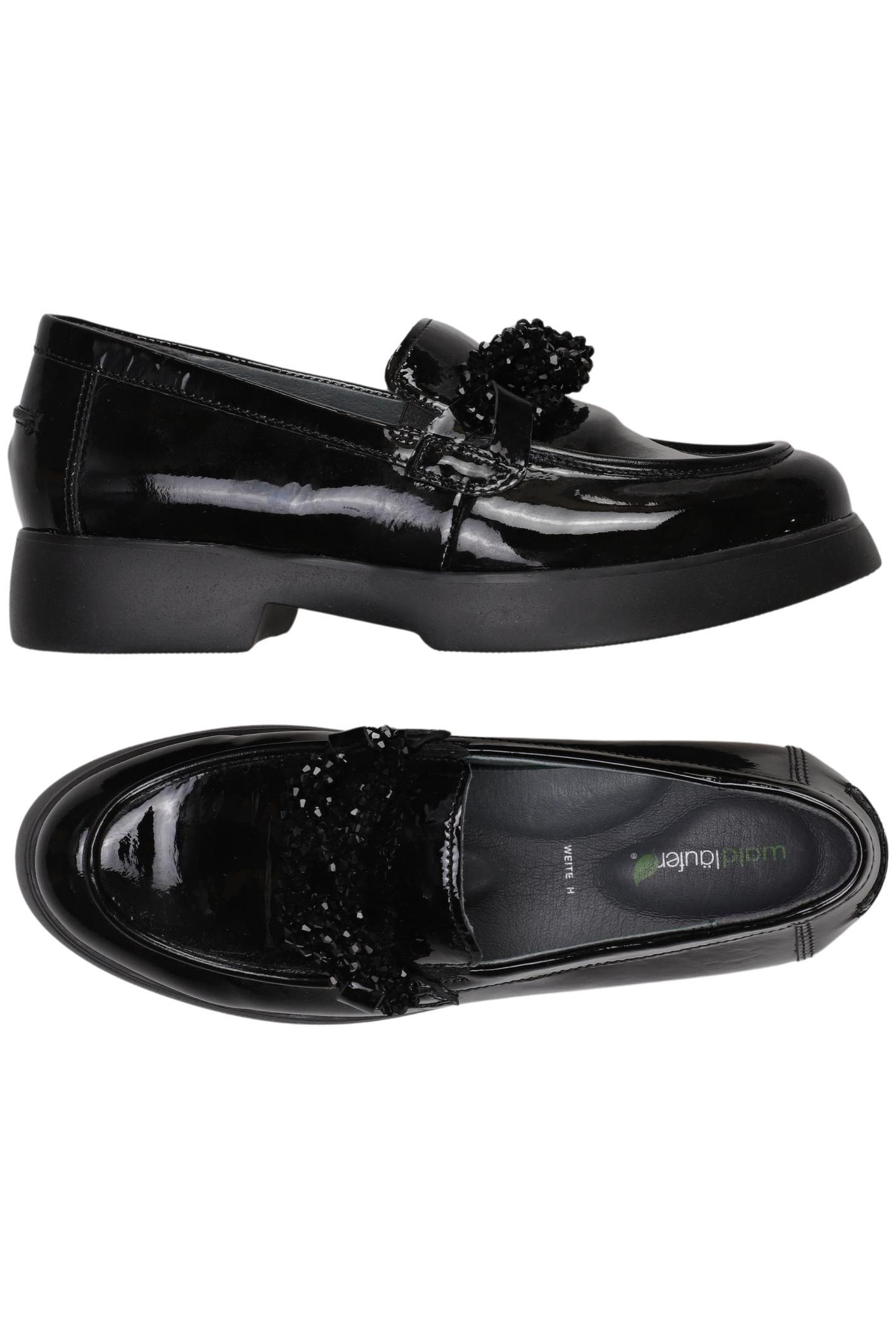 

waldläufer Damen Halbschuh, schwarz, Gr. 4.5