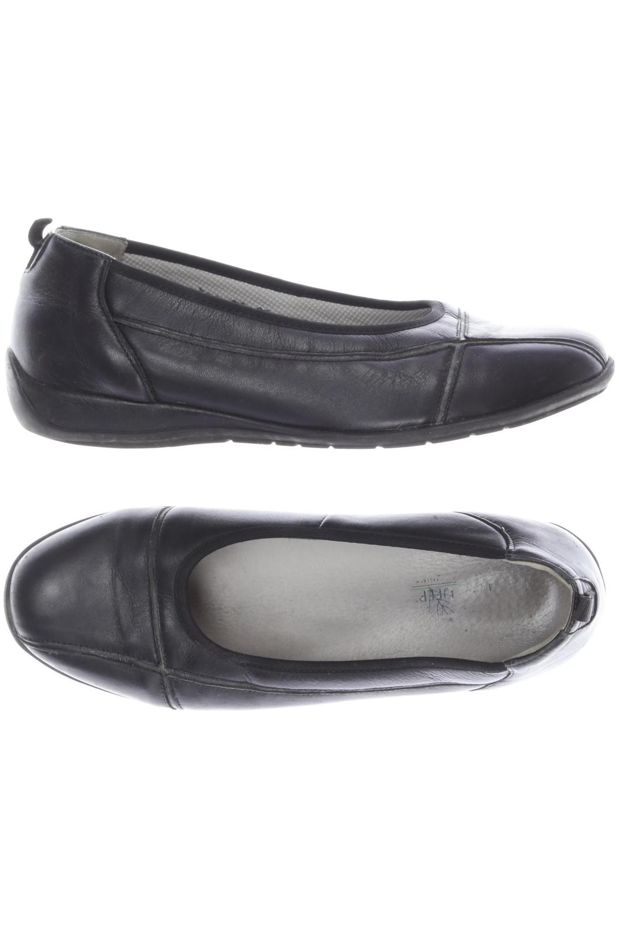 

waldläufer Damen Ballerinas, schwarz, Gr. 6.5