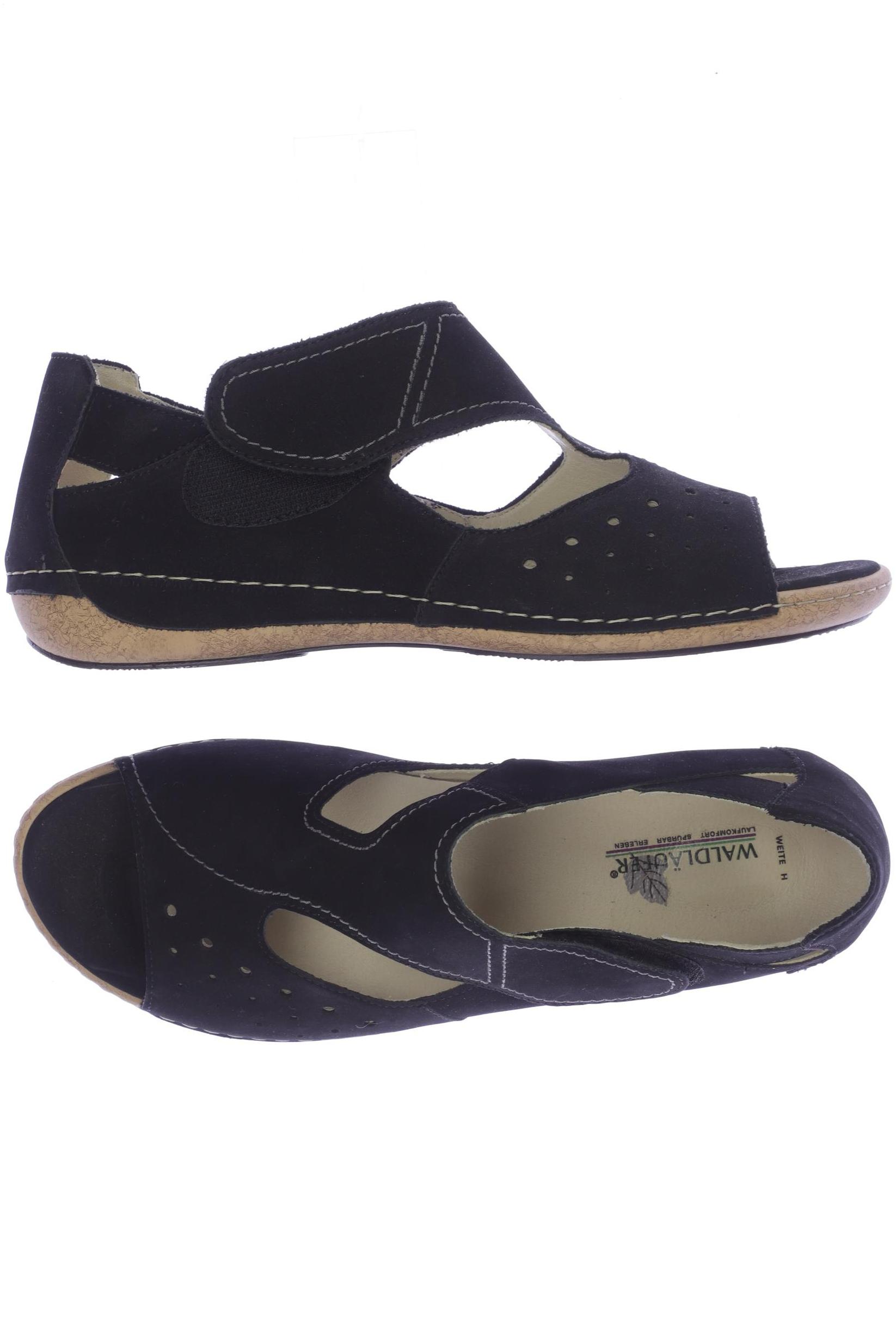 

waldläufer Damen Sandale, schwarz, Gr. 7