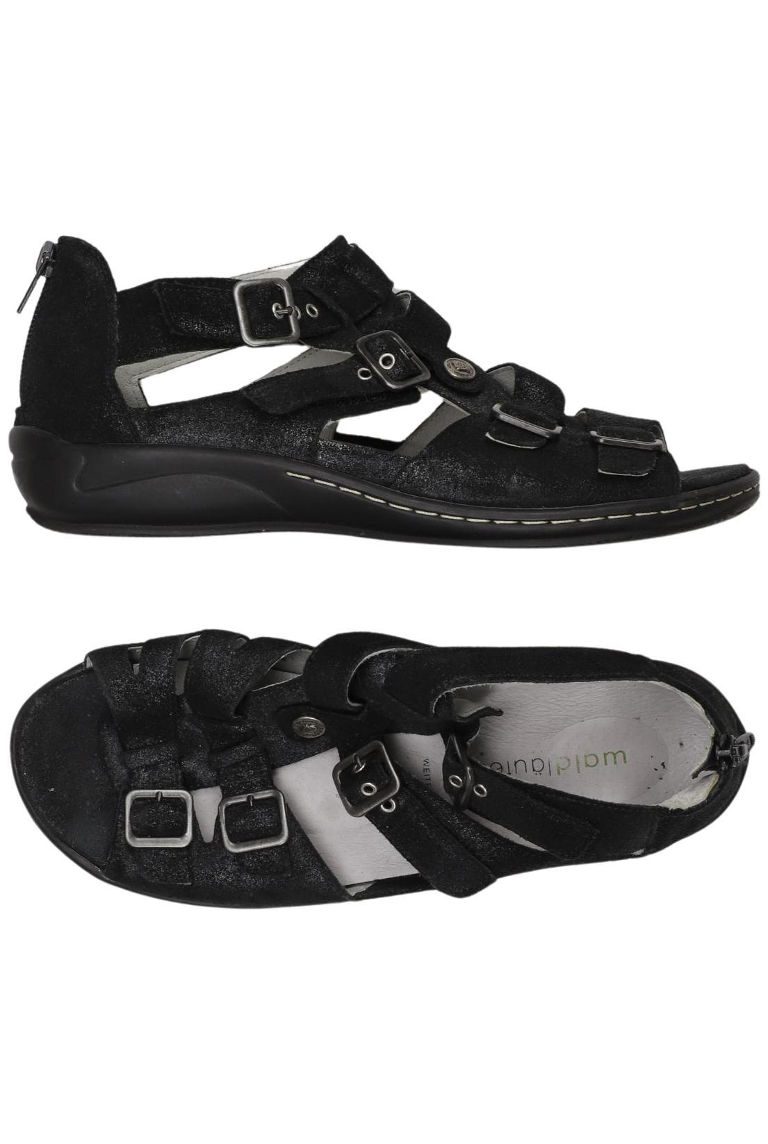 

waldläufer Damen Sandale, schwarz, Gr. 5.5
