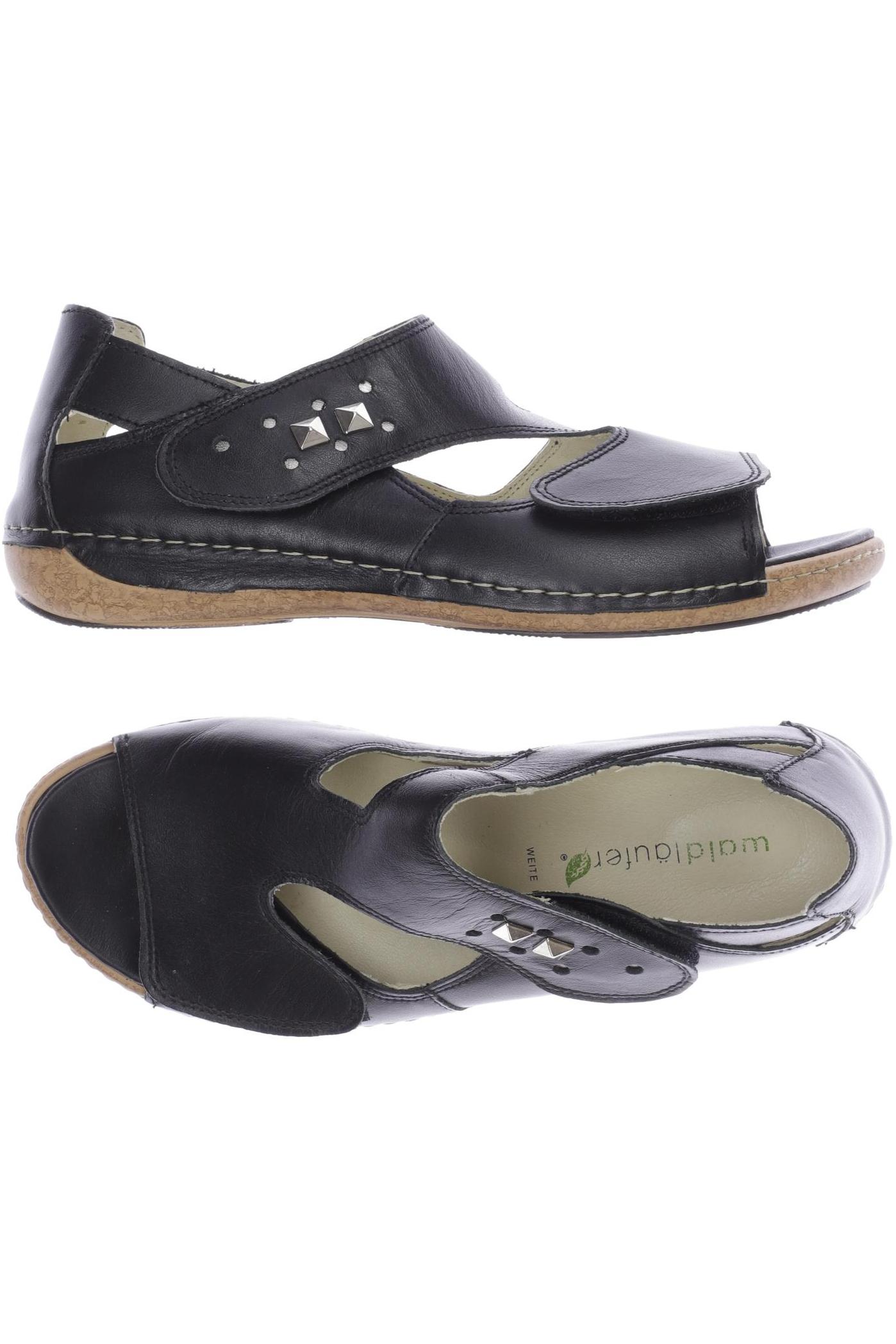 

waldläufer Damen Sandale, schwarz, Gr. 5.5