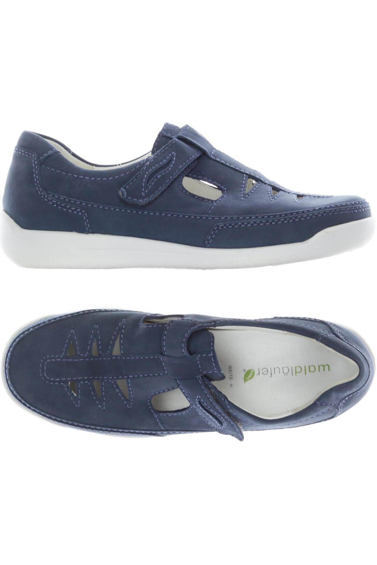 

waldläufer Damen Halbschuh, blau, Gr. 4.5