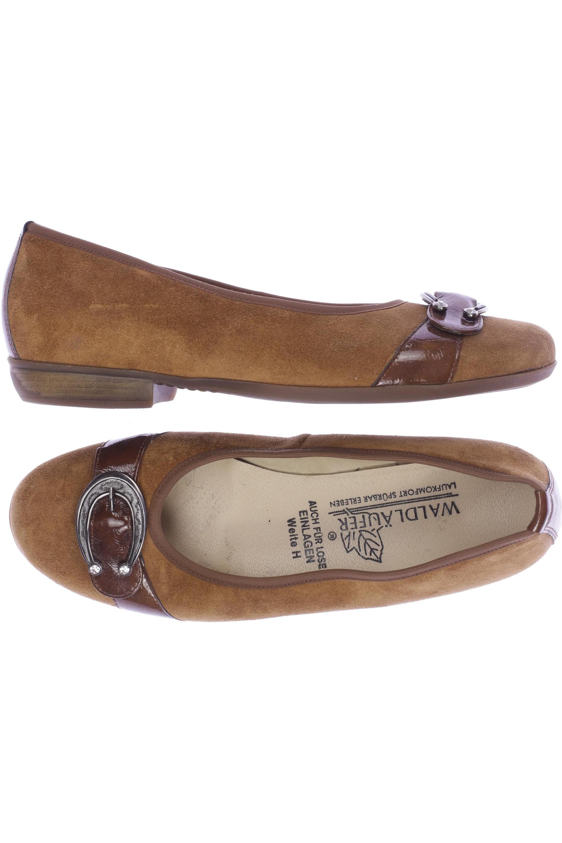 

waldläufer Damen Ballerinas, braun, Gr. 6.5