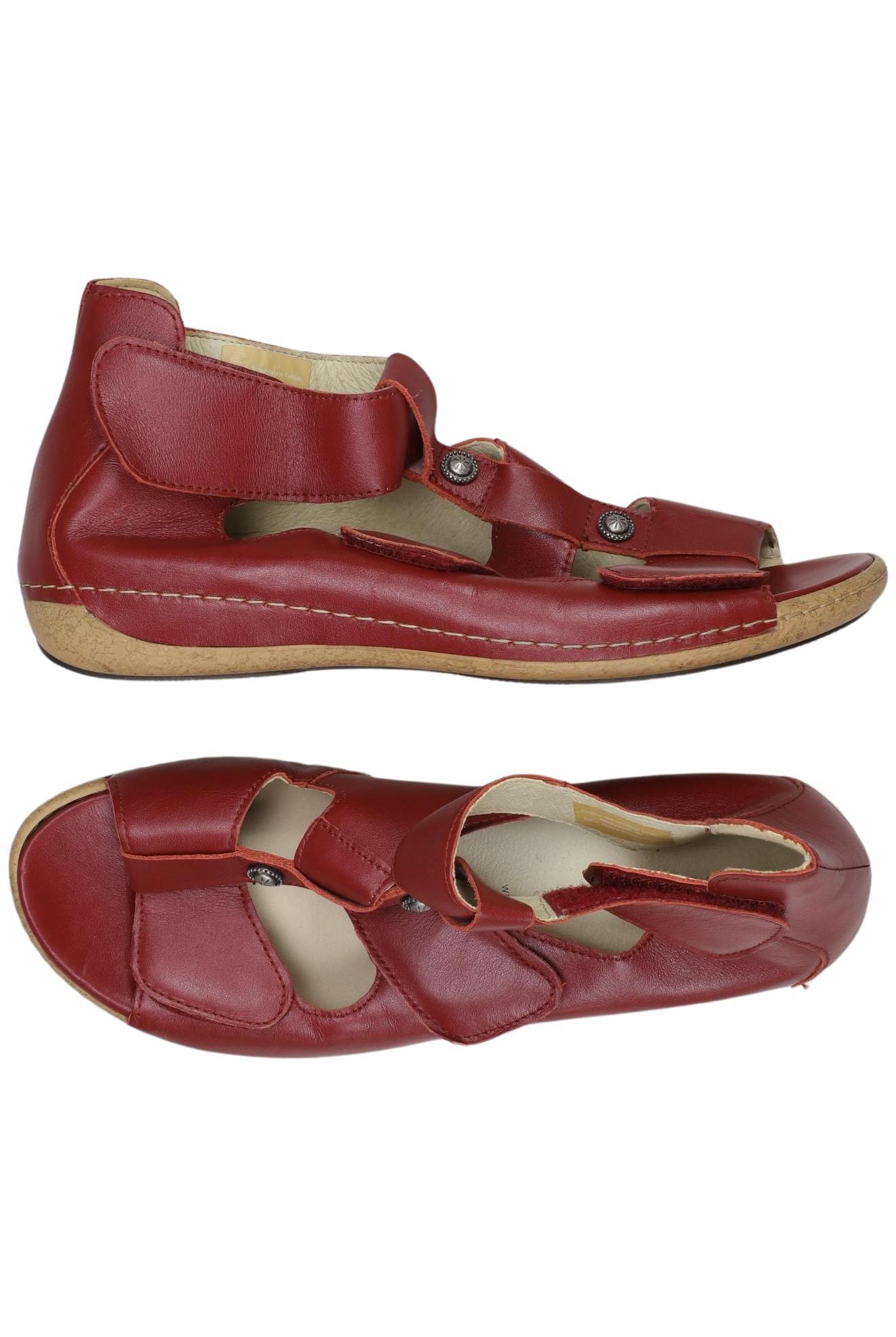 

waldläufer Damen Sandale, rot, Gr. 6.5