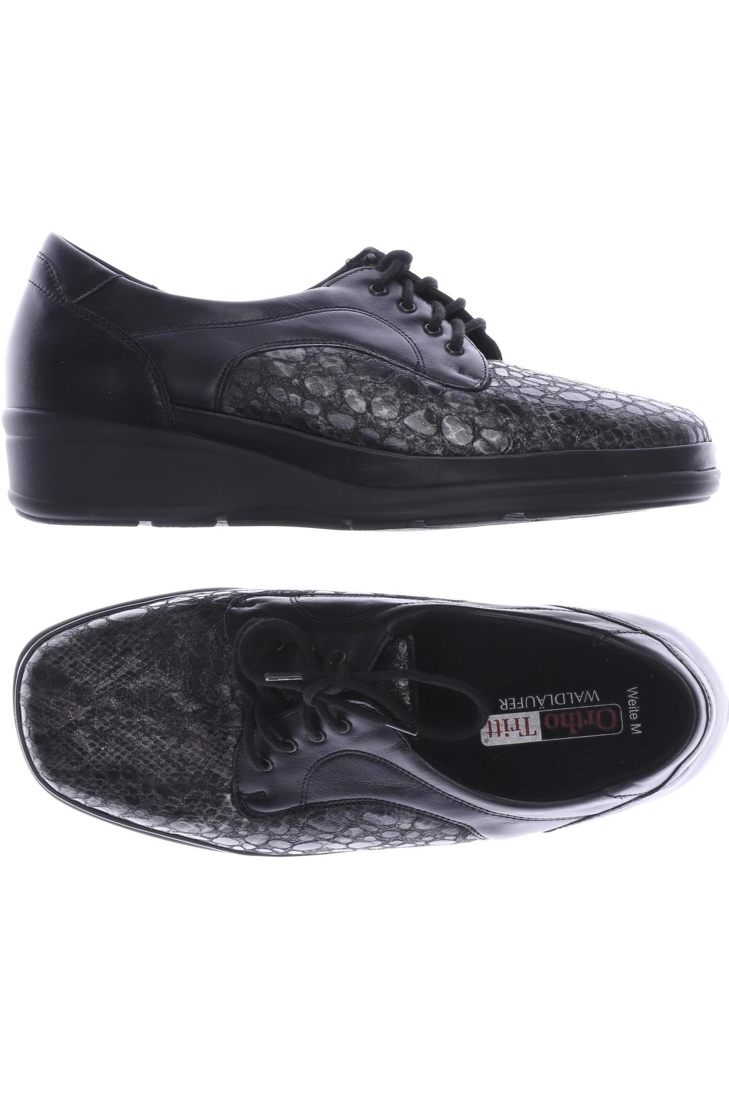 

waldläufer Damen Halbschuh, schwarz, Gr. 4.5