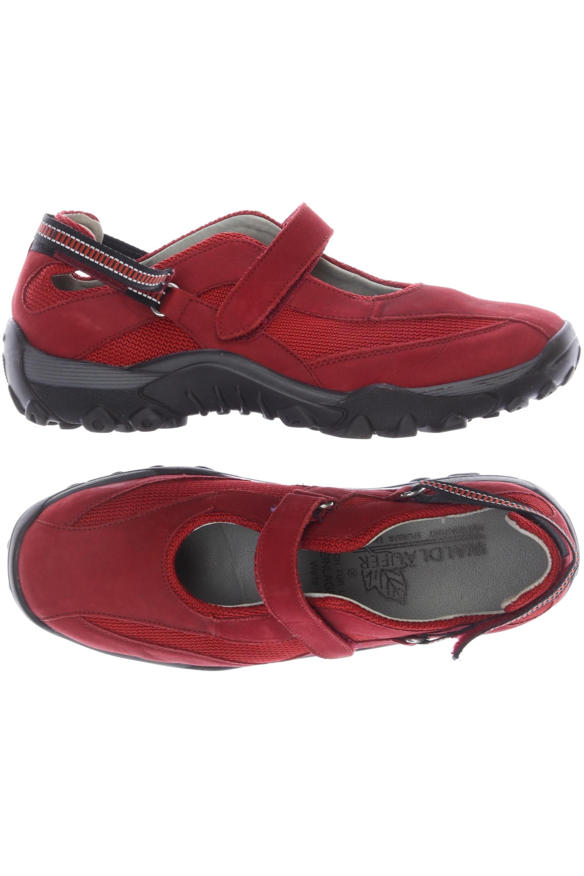 

waldläufer Damen Halbschuh, rot, Gr. 6.5