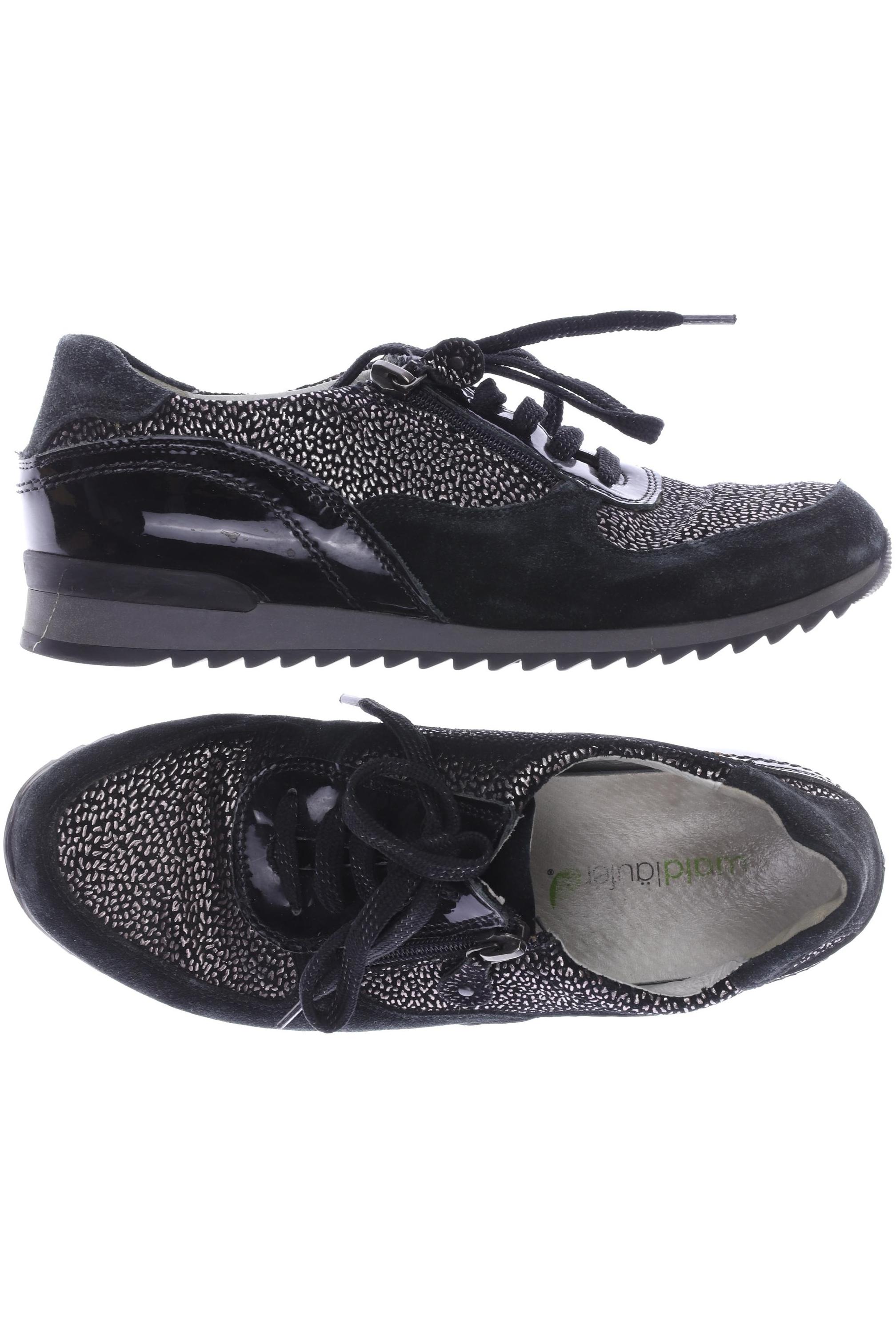 

waldläufer Damen Halbschuh, schwarz, Gr. 4.5