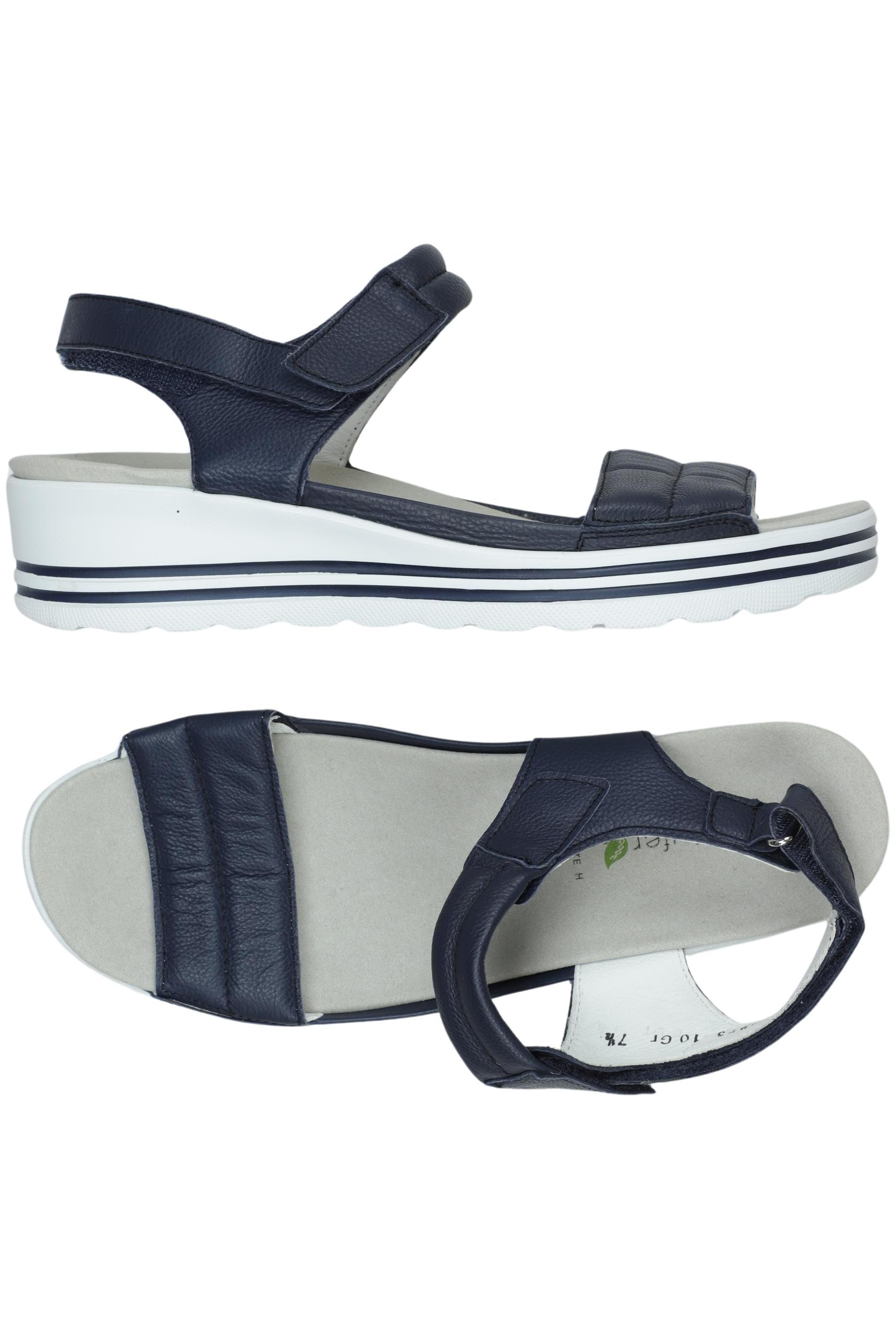 

waldläufer Damen Sandale, marineblau, Gr. 7.5