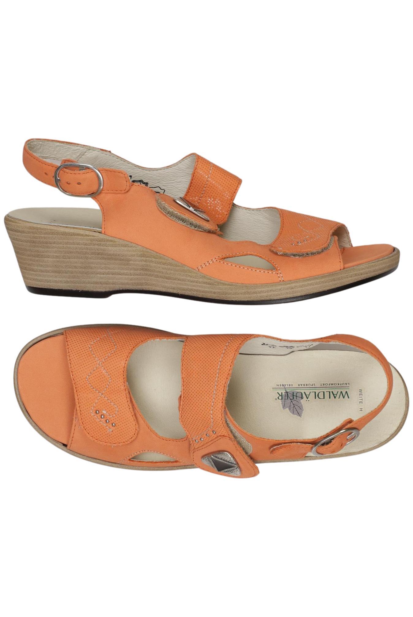 

waldläufer Damen Sandale, orange, Gr. 5