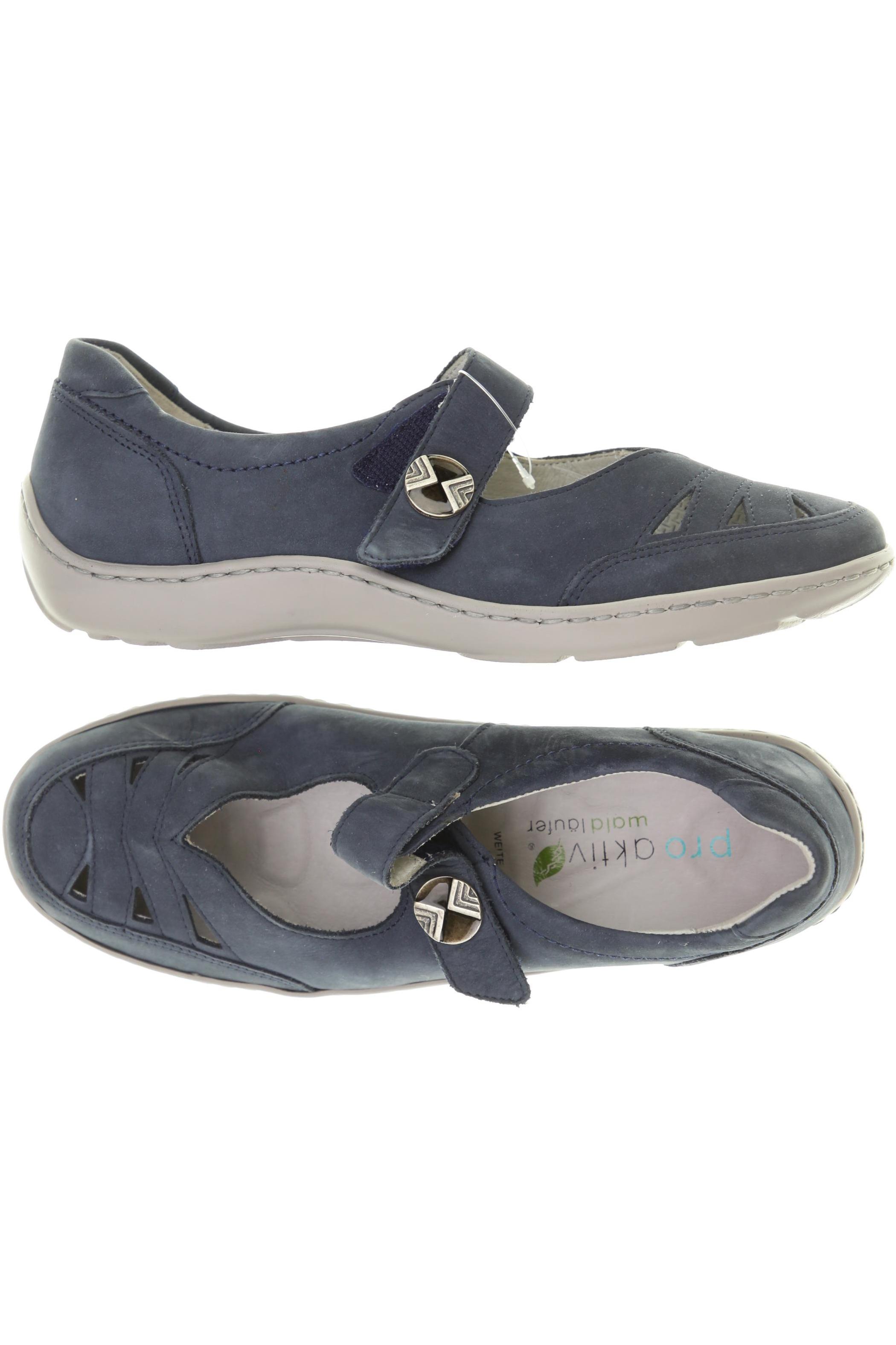 

waldläufer Damen Ballerinas, blau, Gr. 4.5