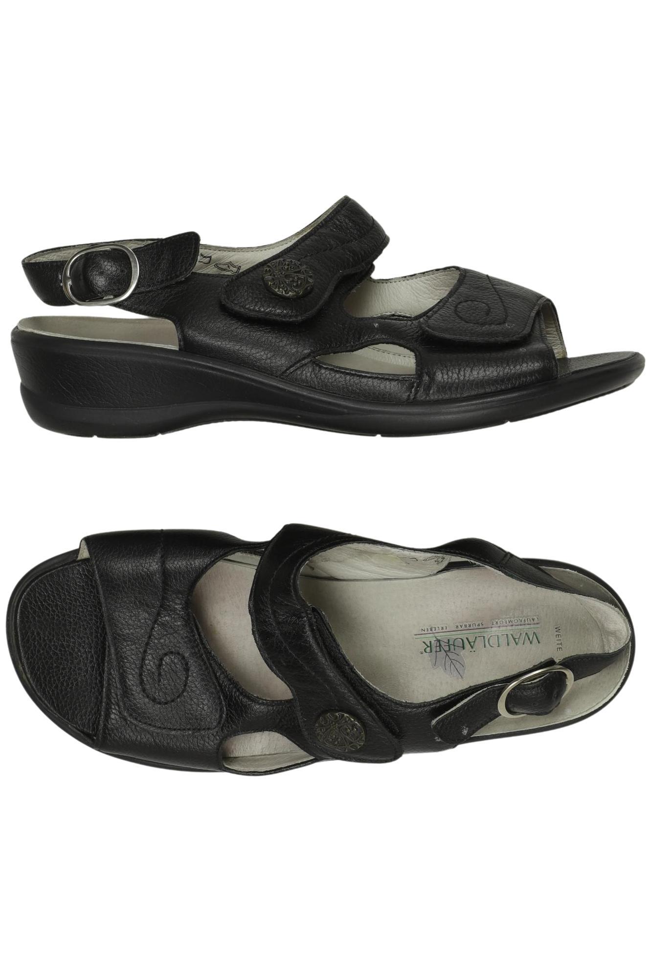 

waldläufer Damen Sandale, schwarz, Gr. 4