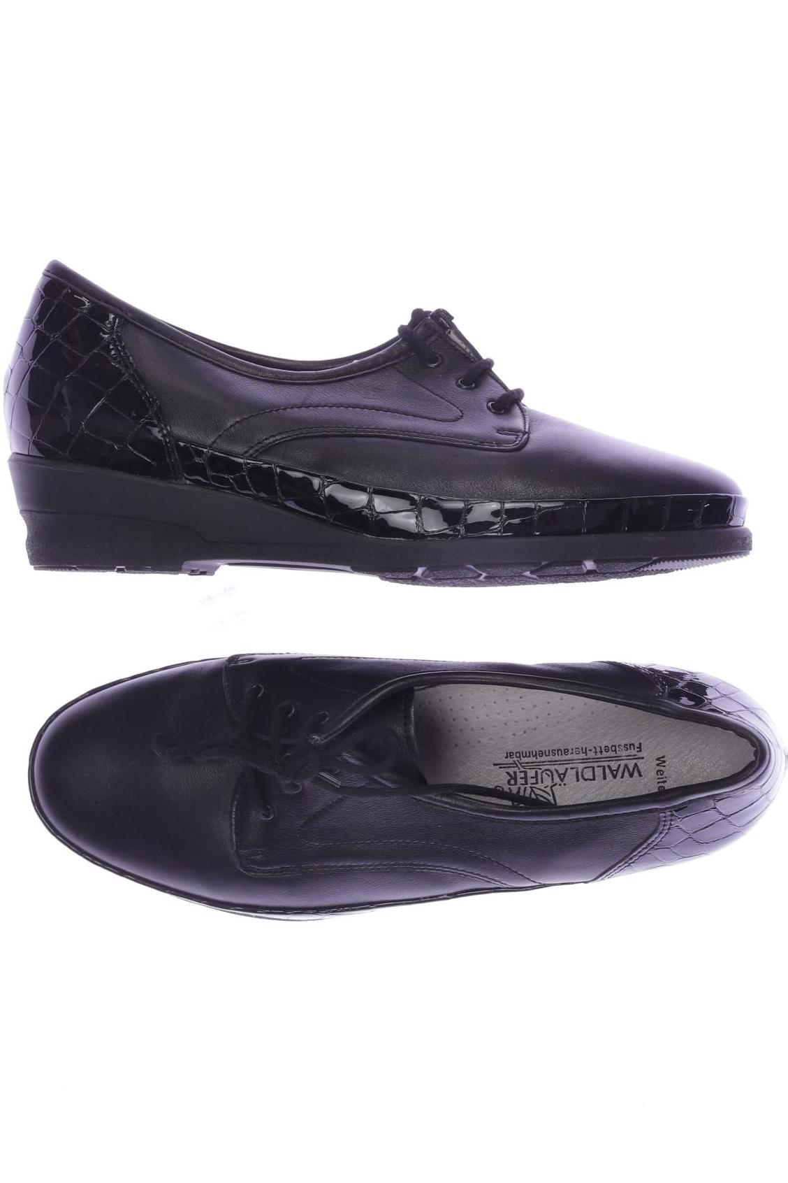 

waldläufer Damen Halbschuh, schwarz, Gr. 4.5
