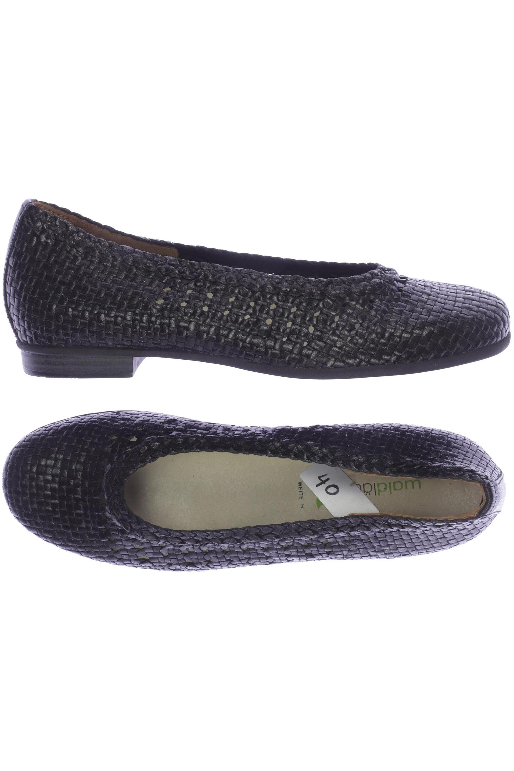 

waldläufer Damen Ballerinas, schwarz, Gr. 6.5