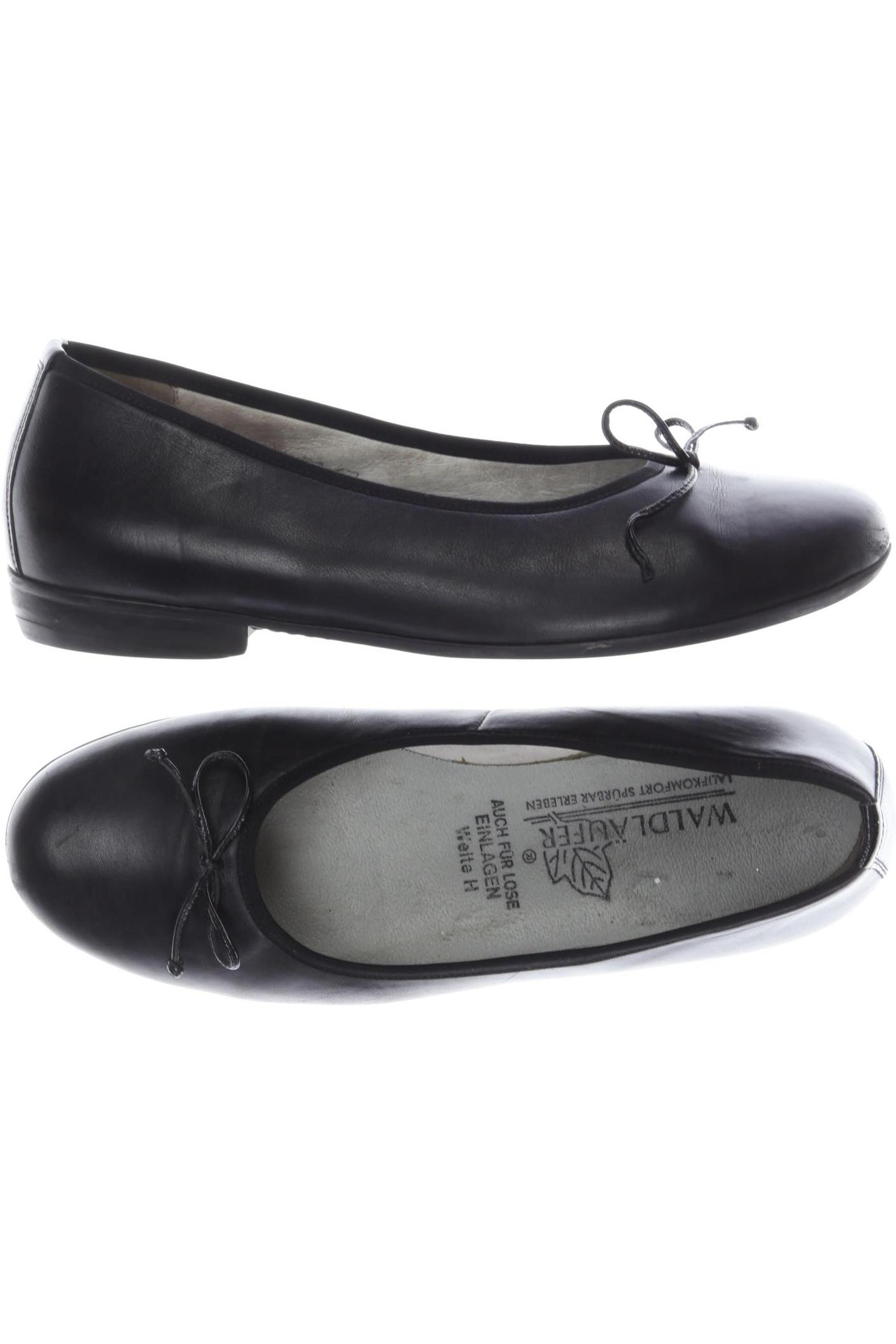 

waldläufer Damen Ballerinas, schwarz, Gr. 6.5