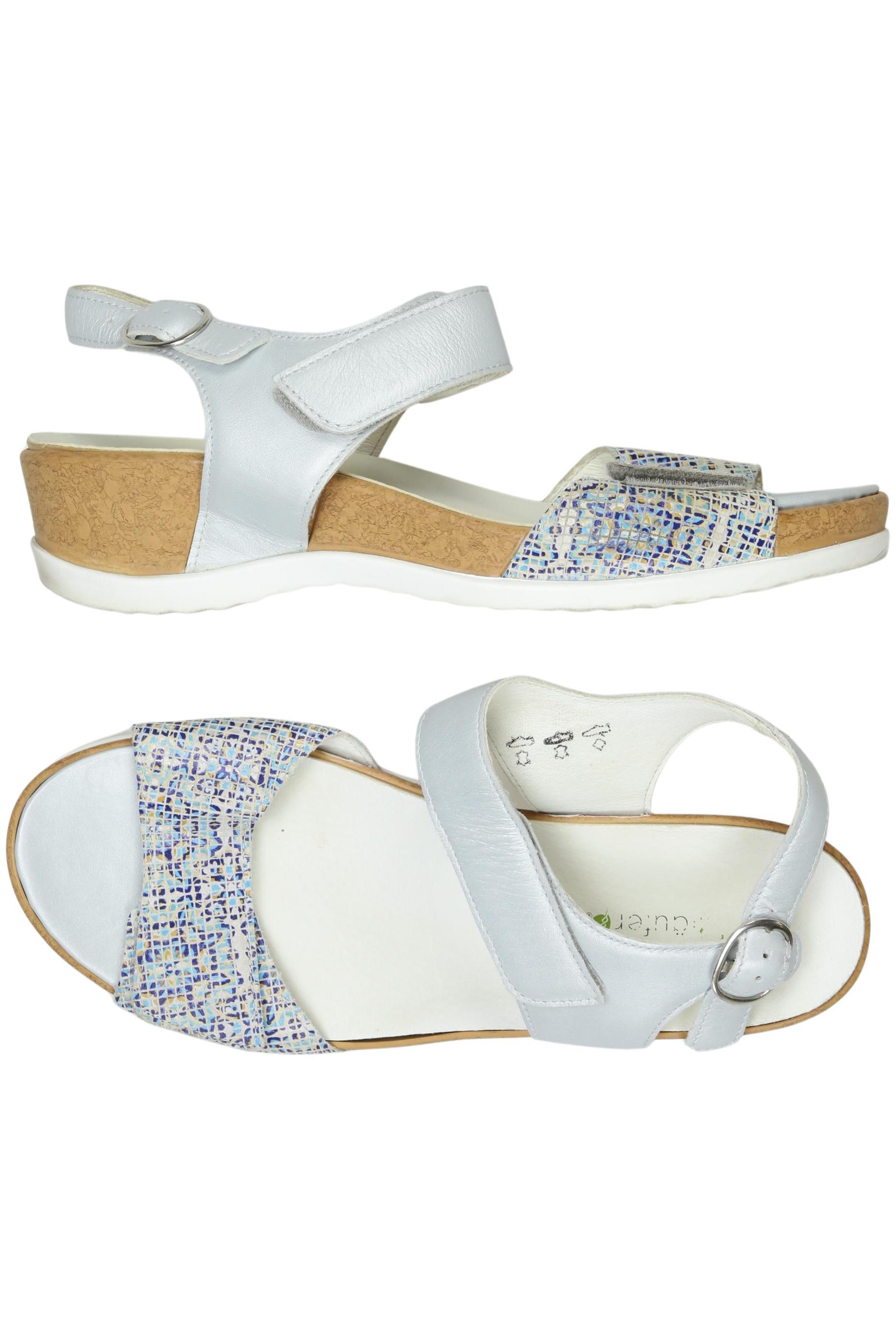 

waldläufer Damen Sandale, grau, Gr. 7.5