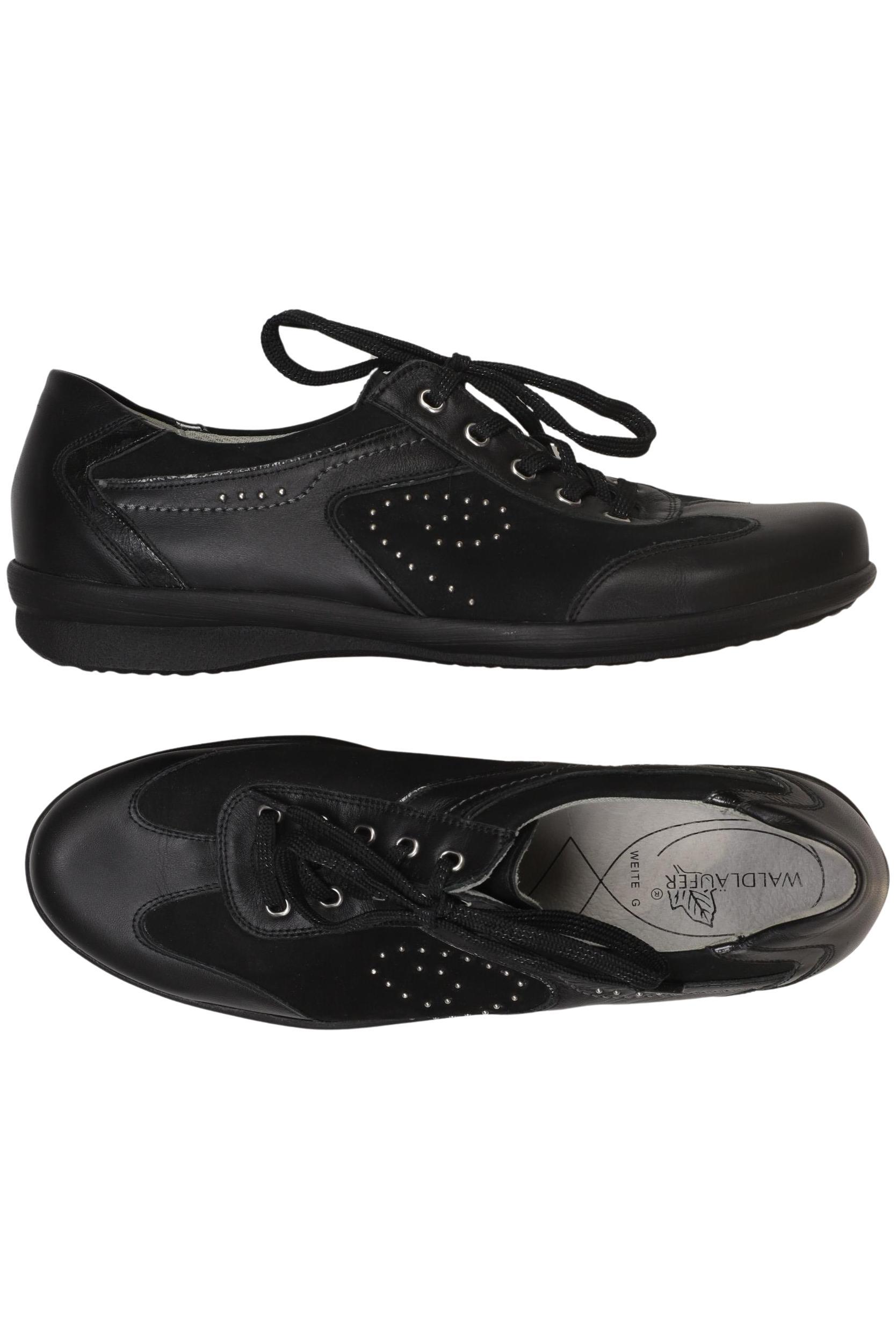 

waldläufer Damen Halbschuh, schwarz, Gr. 7.5