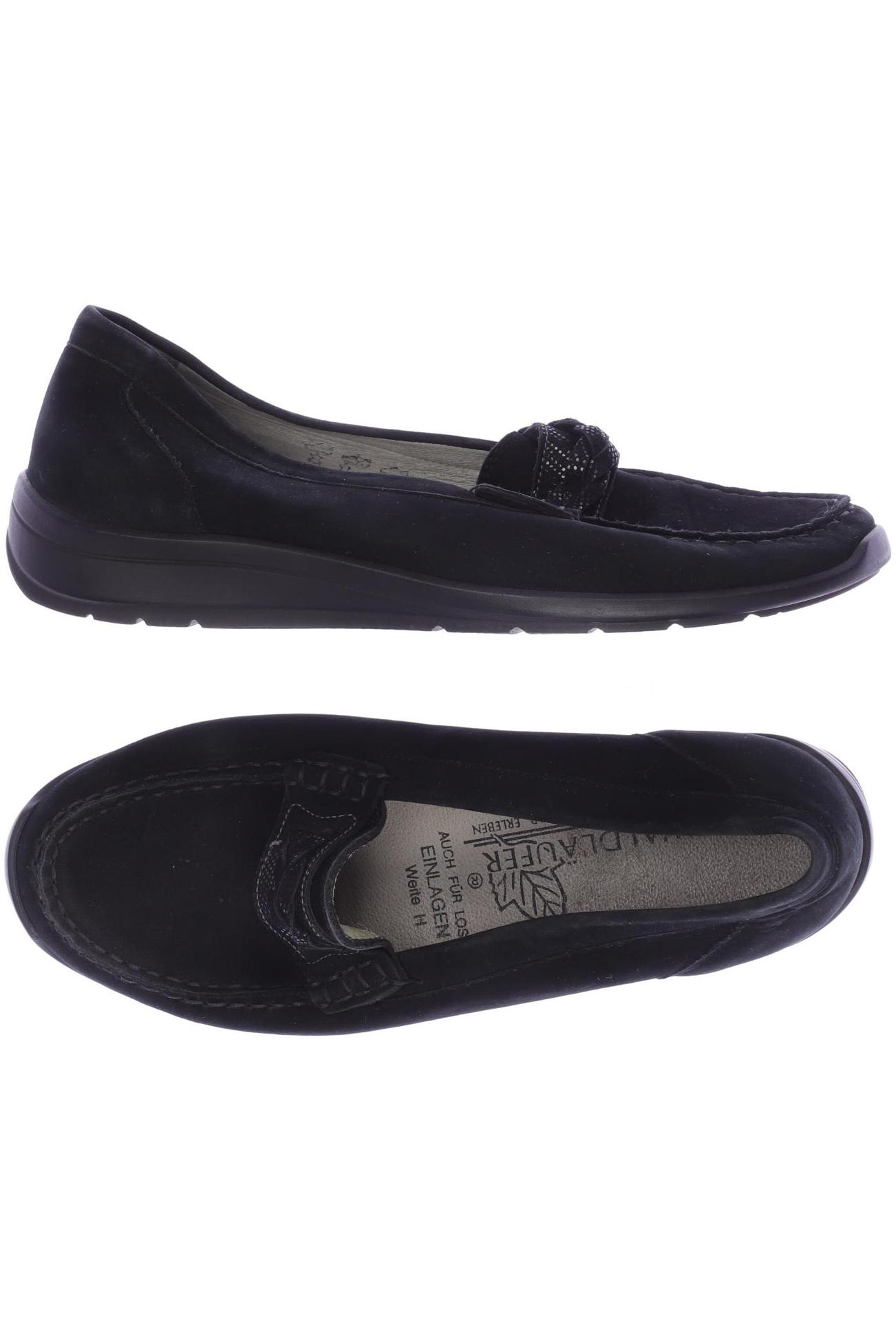 

waldläufer Damen Halbschuh, schwarz, Gr. 4.5