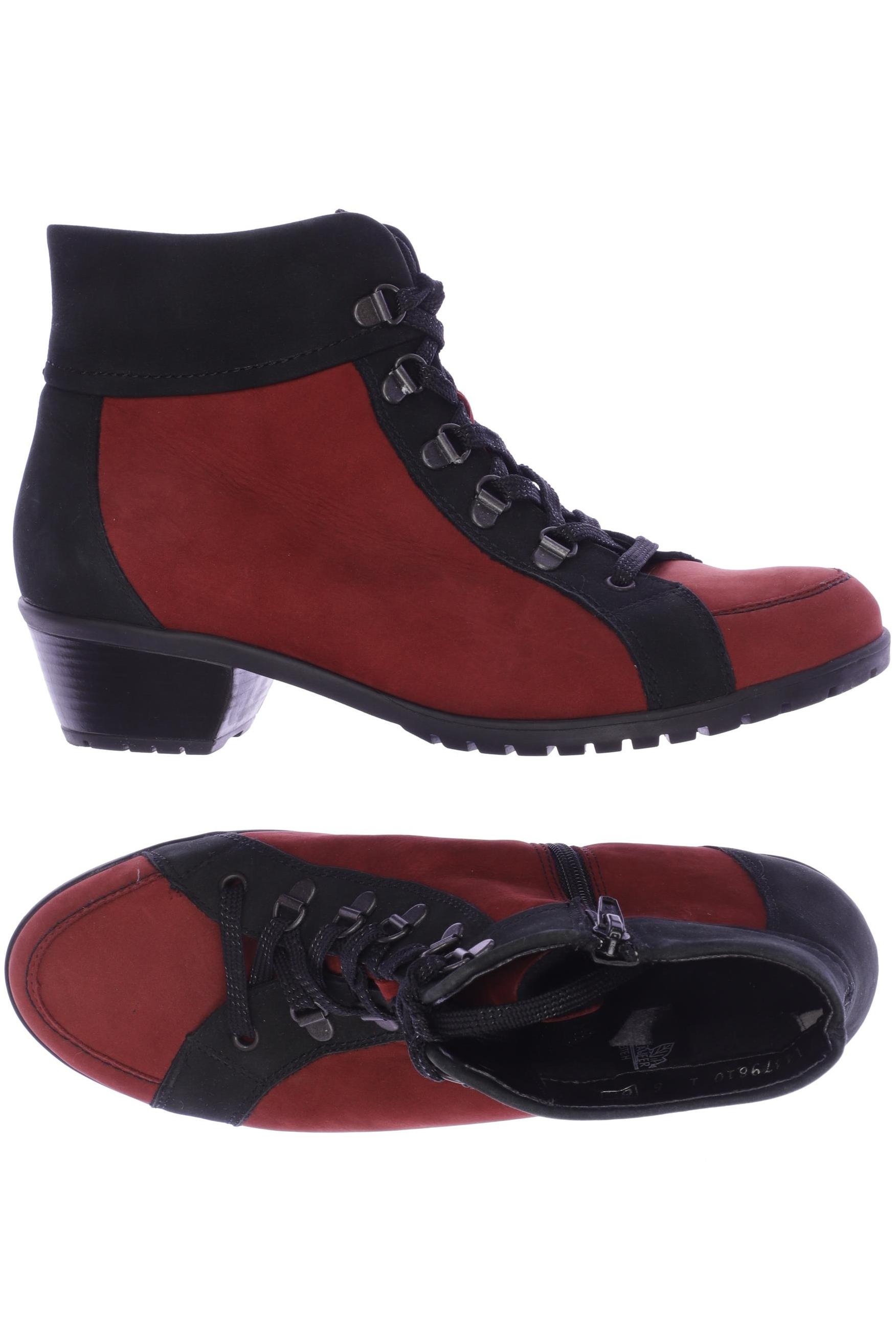 

waldläufer Damen Stiefelette, rot, Gr. 6.5