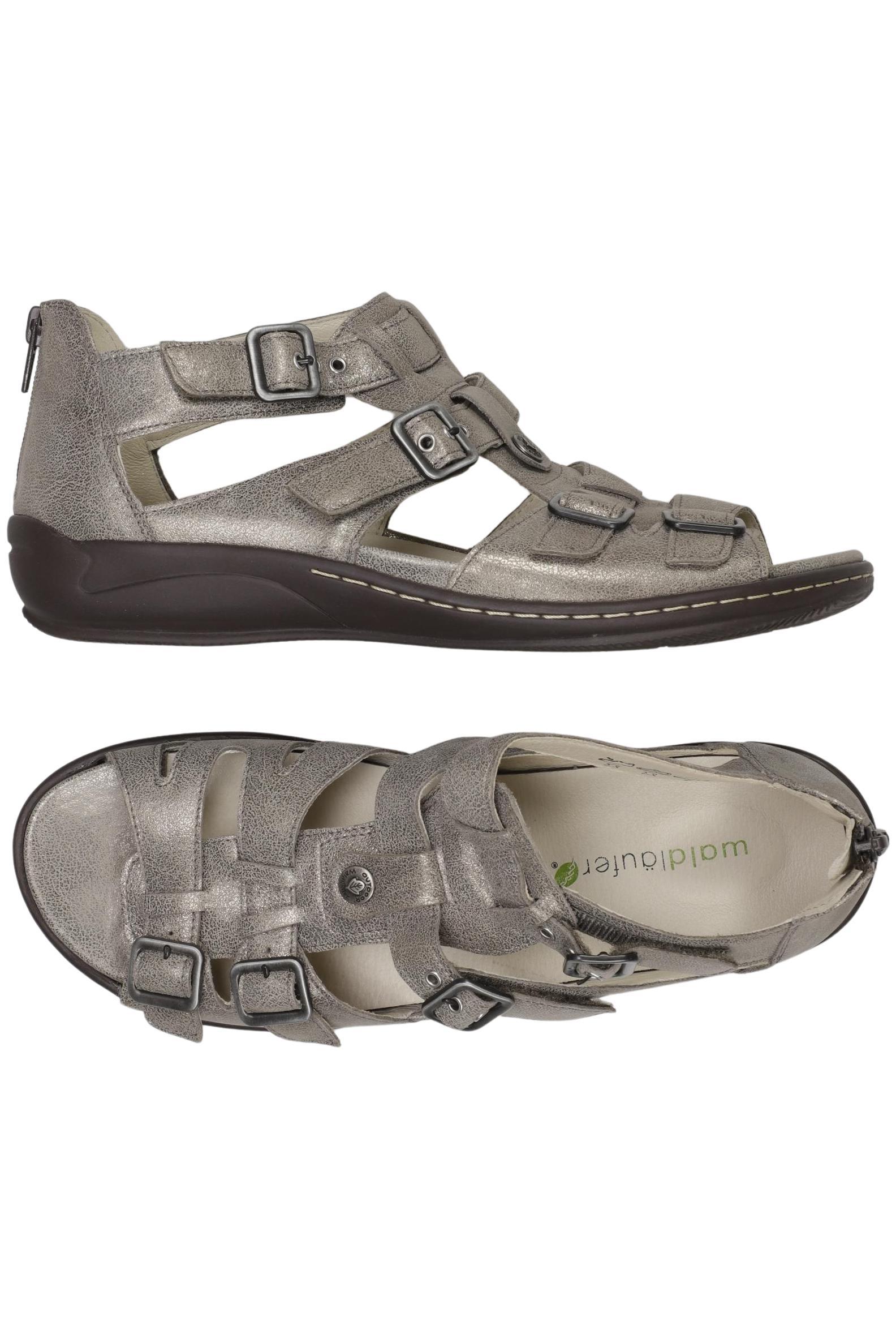 

waldläufer Damen Sandale, silber, Gr. 6.5