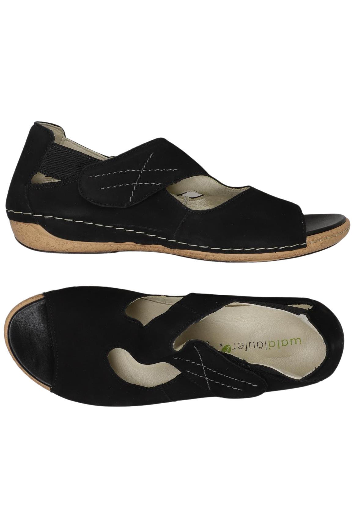 

waldläufer Damen Sandale, schwarz, Gr. 5
