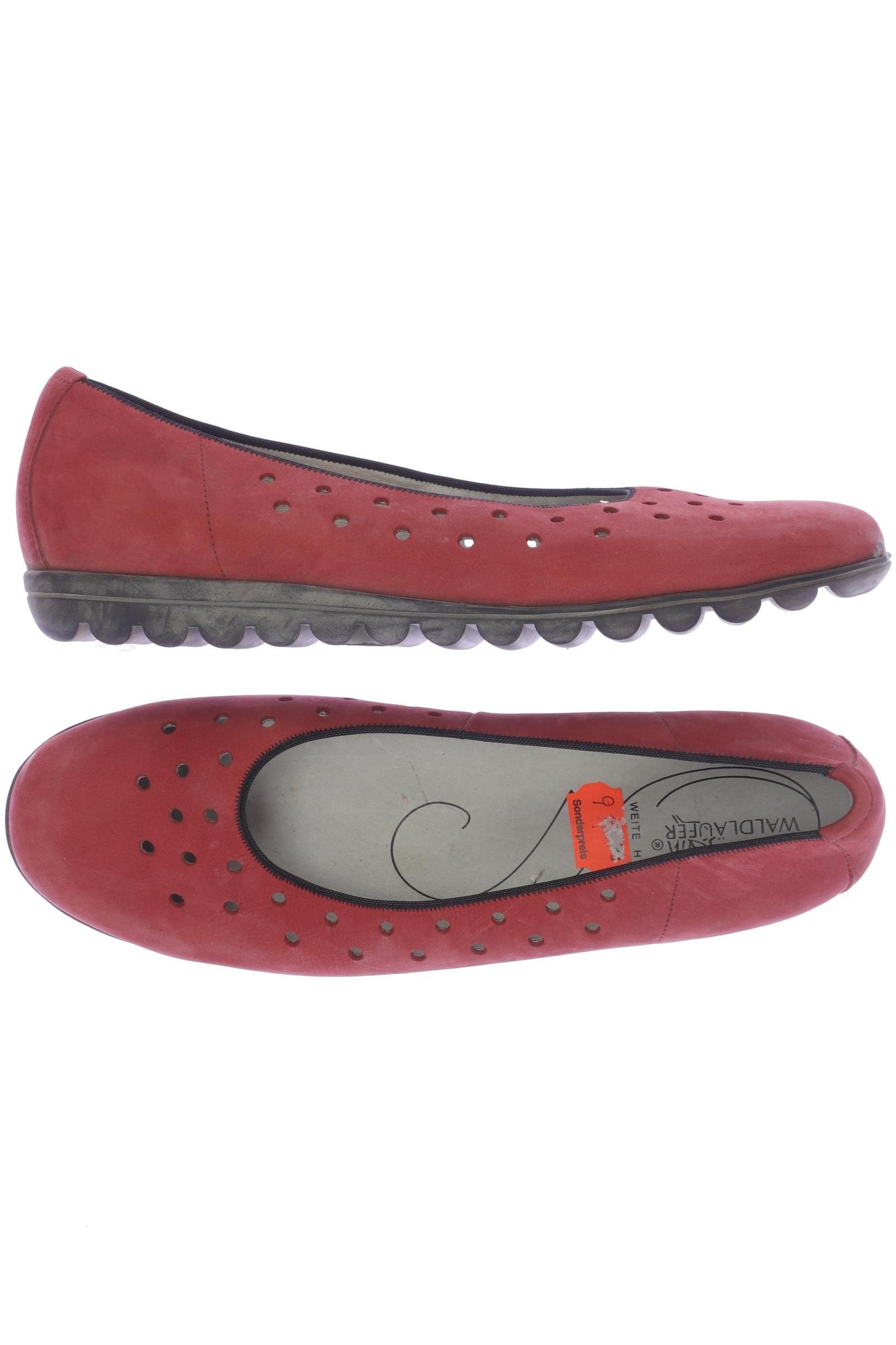 

waldläufer Damen Ballerinas, rot, Gr. 9