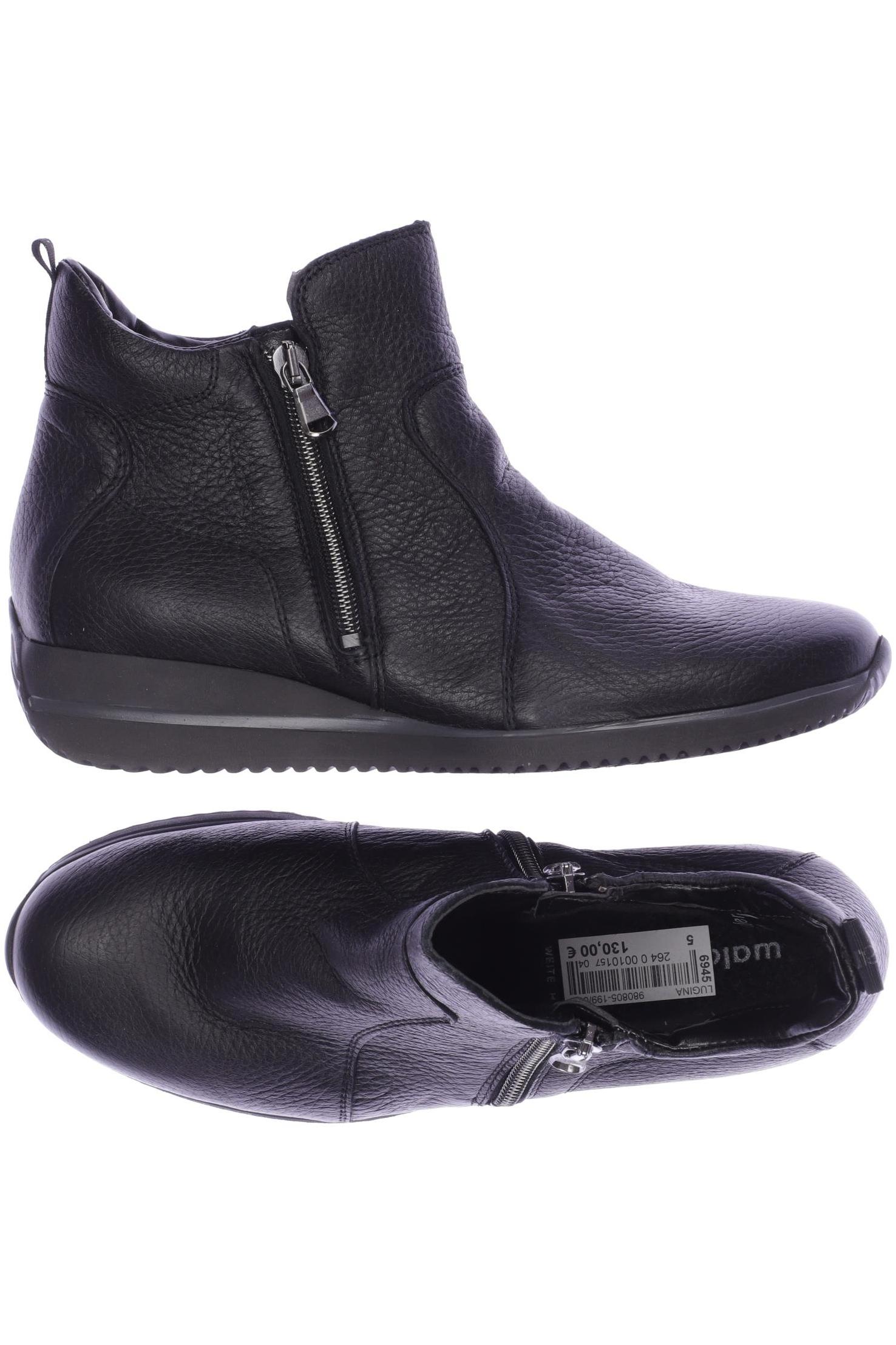 

waldläufer Damen Stiefelette, schwarz, Gr. 5
