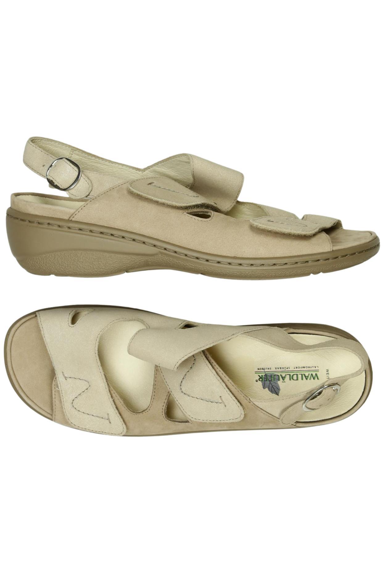 

waldläufer Damen Sandale, beige, Gr. 7.5