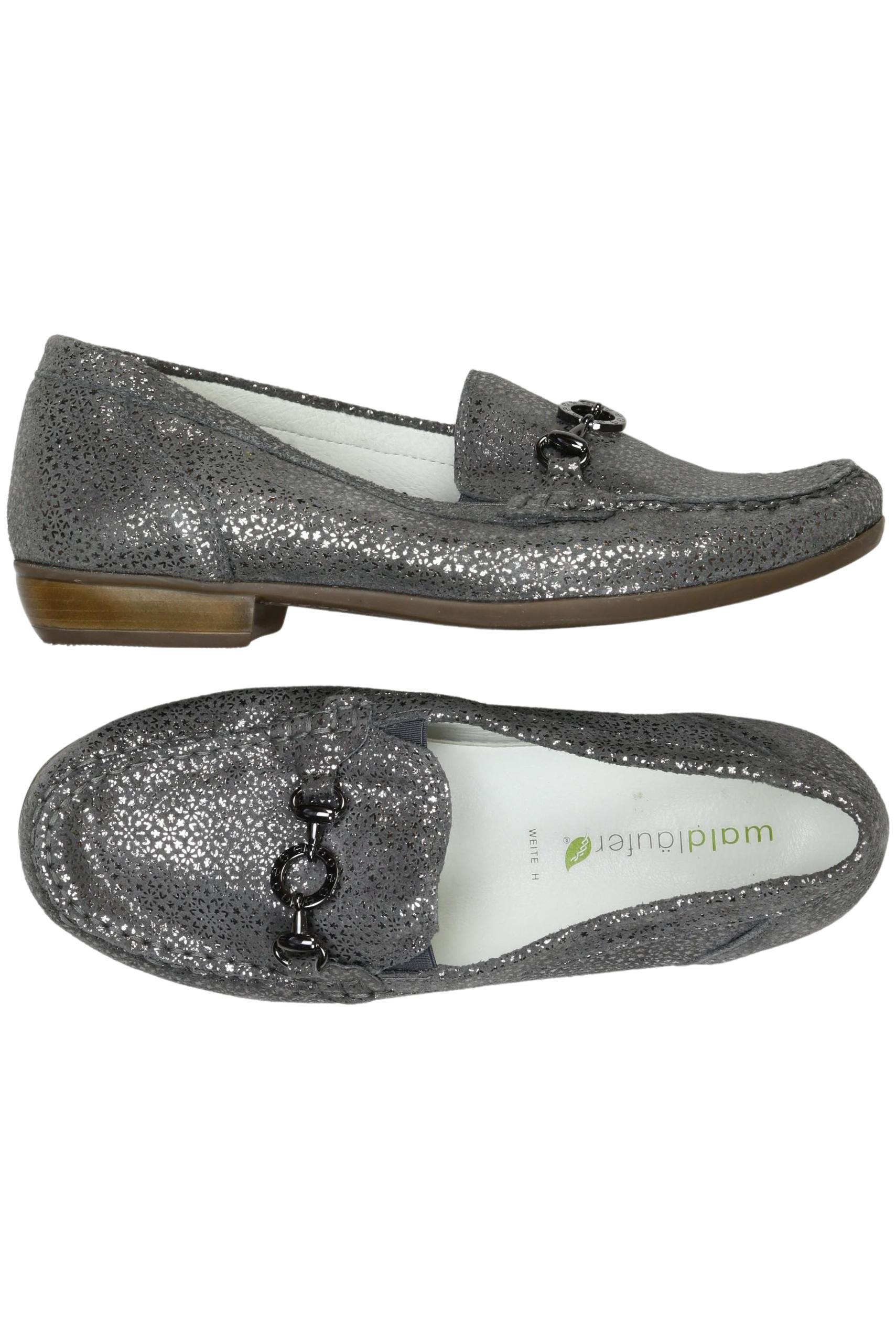 

waldläufer Damen Halbschuh, silber, Gr. 4.5