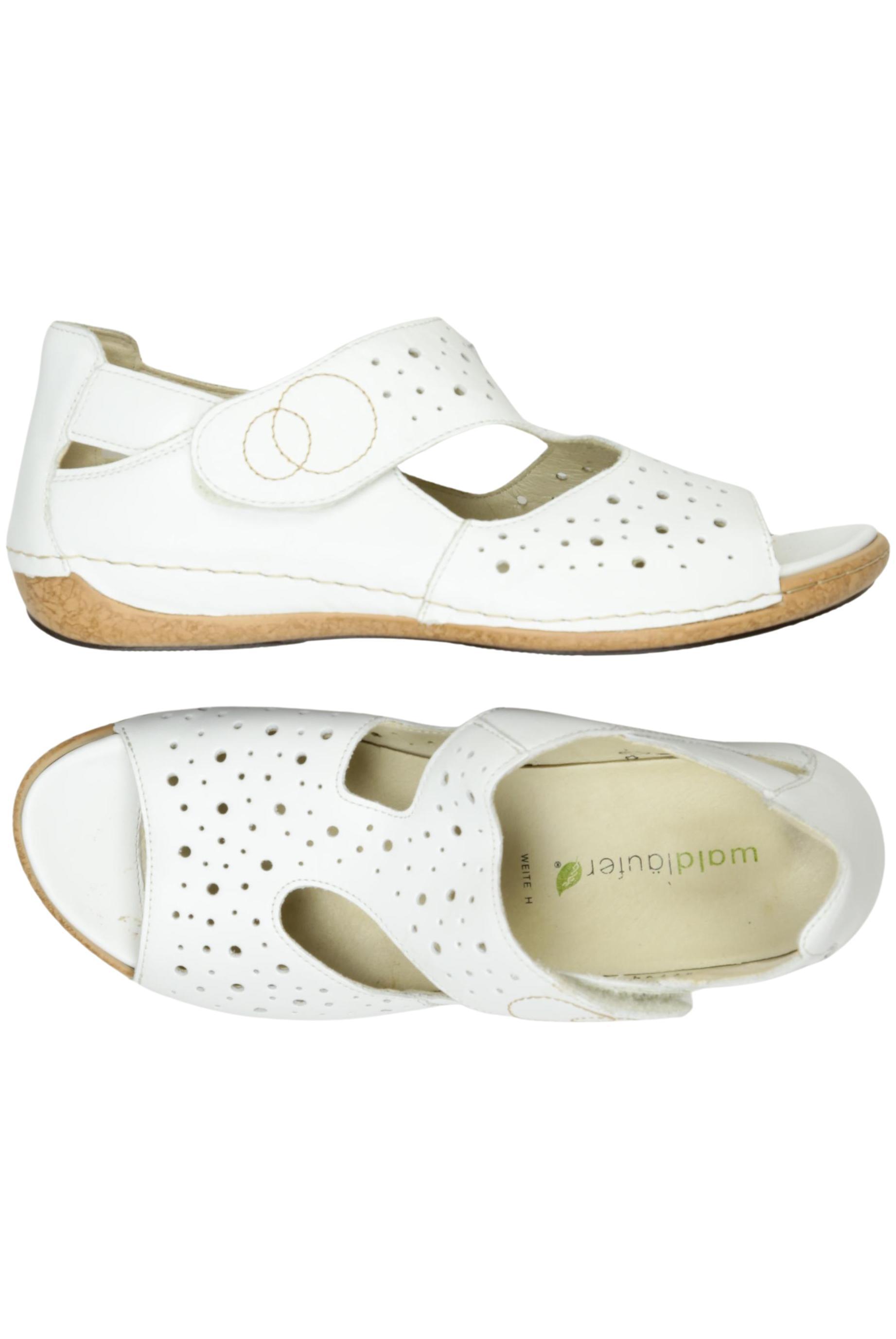 

waldläufer Damen Sandale, weiß, Gr. 5.5