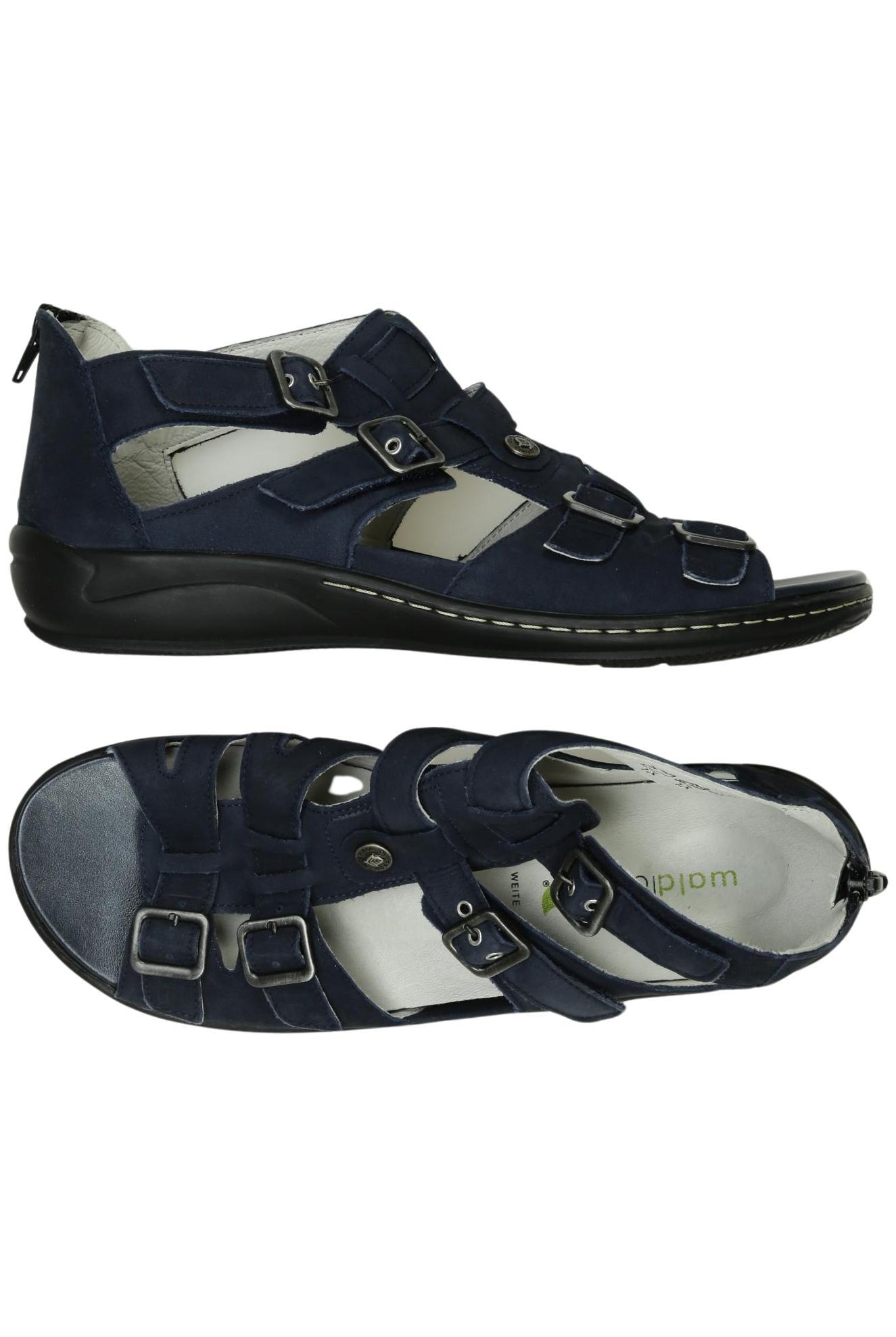 Thumbnail - waldläufer Damen Sandale, marineblau, Gr. 6.5