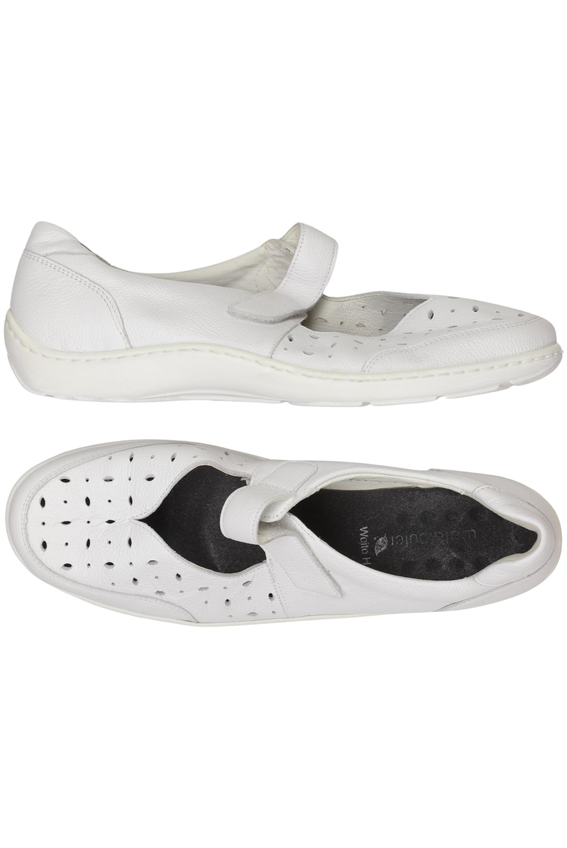 

waldläufer Damen Ballerinas, weiß, Gr. 7.5