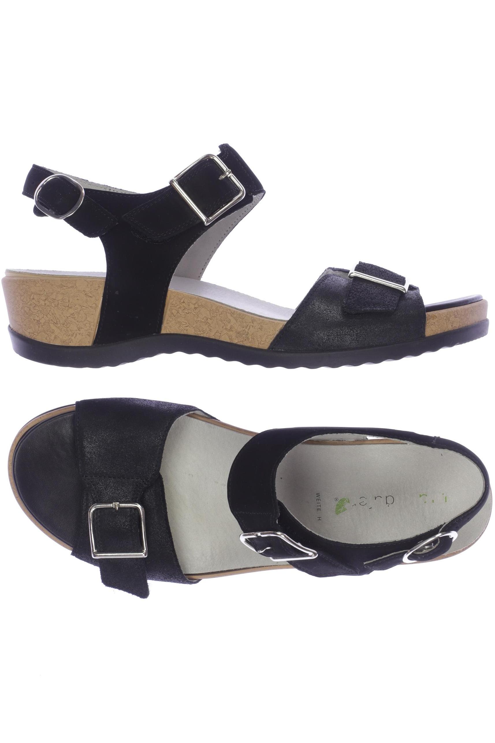 

waldläufer Damen Sandale, schwarz, Gr. 6.5