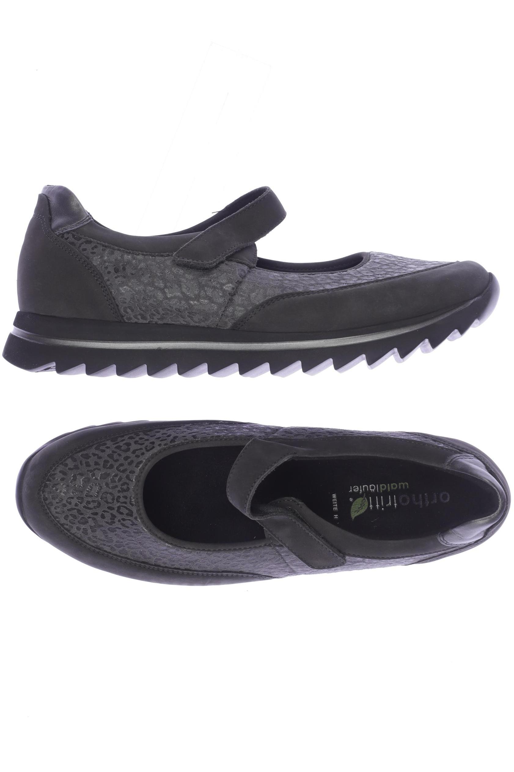 

waldläufer Damen Ballerinas, grau, Gr. 7.5