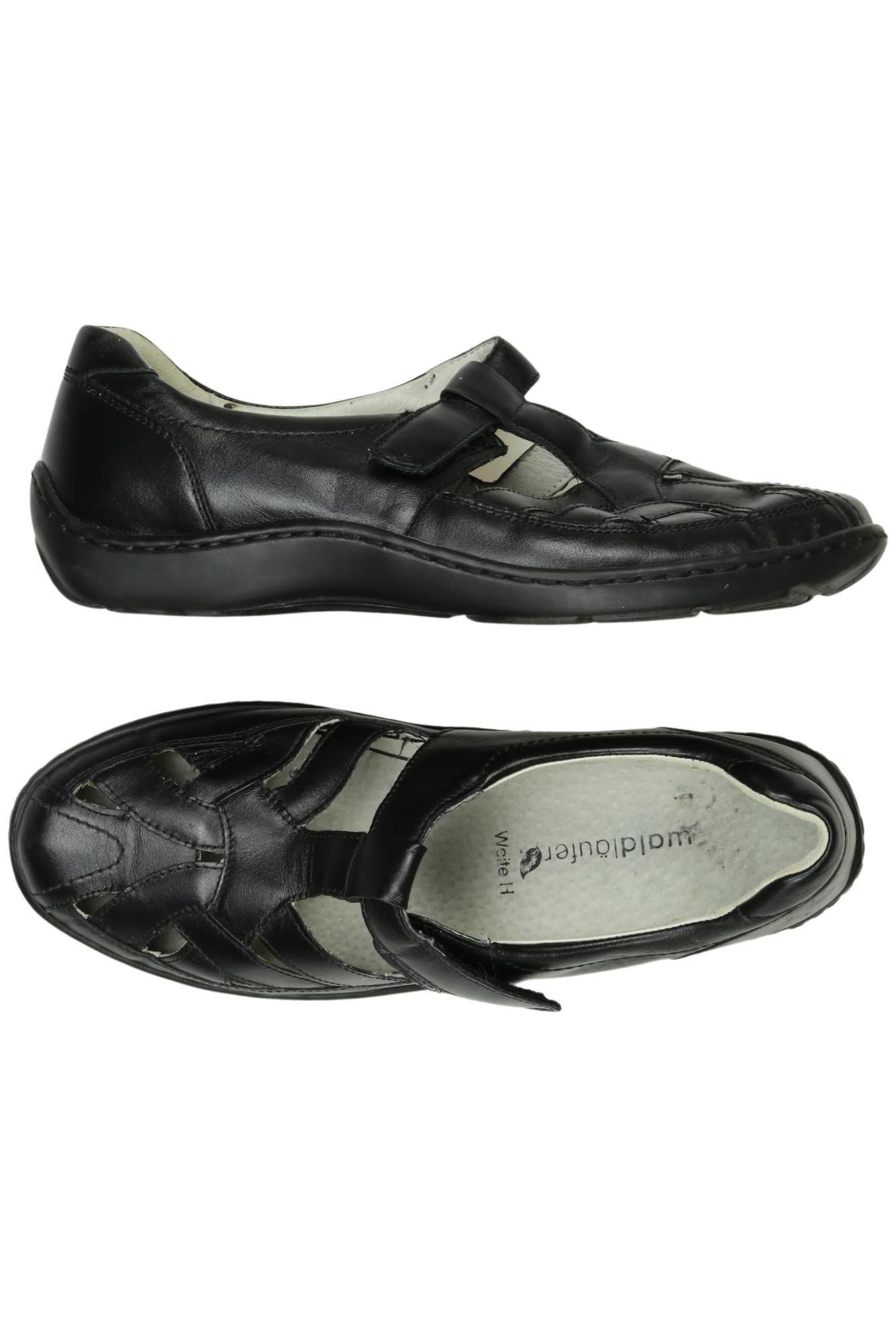 

waldläufer Damen Sandale, schwarz, Gr. 4.5