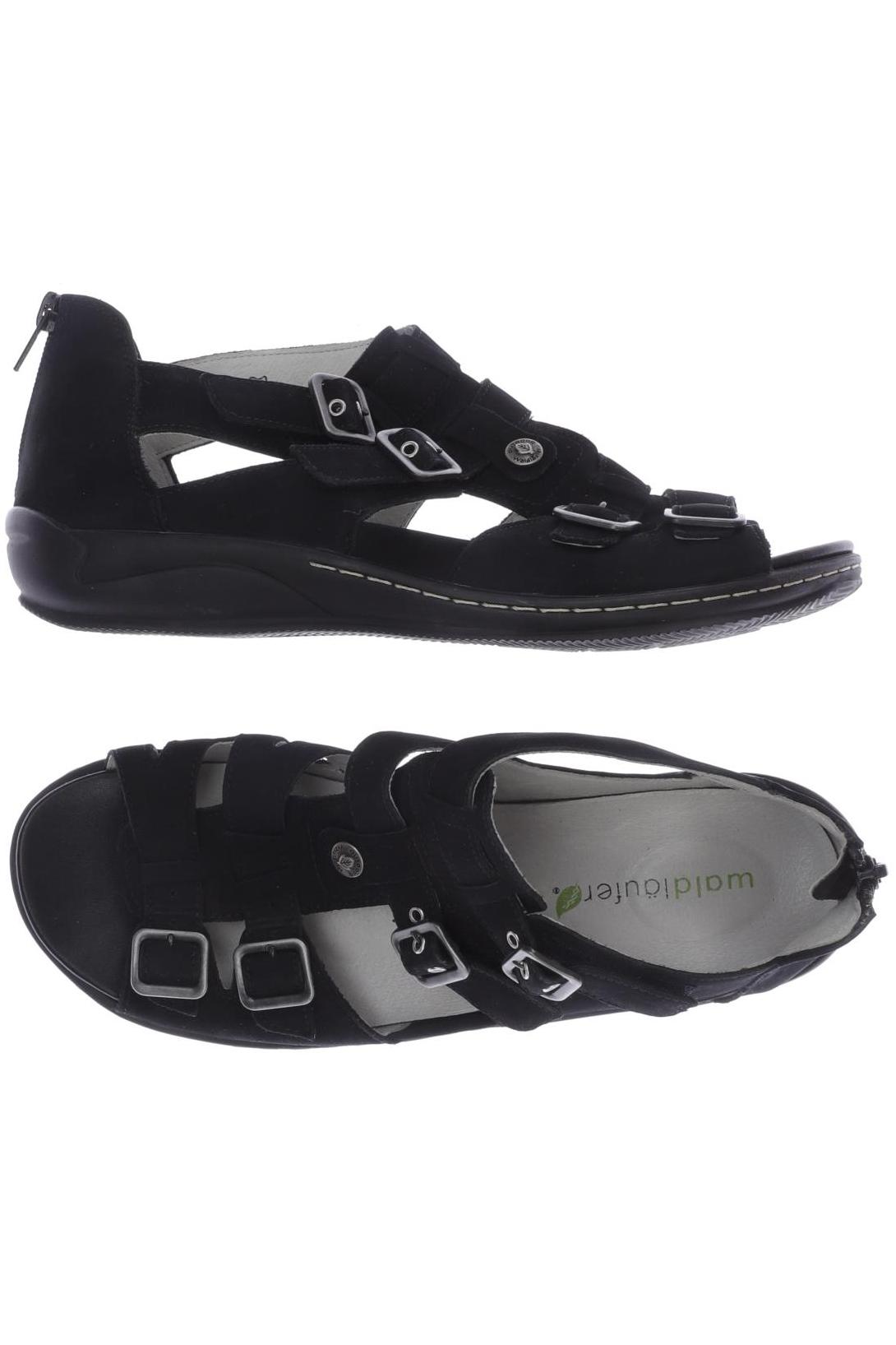 

waldläufer Damen Sandale, schwarz, Gr. 6