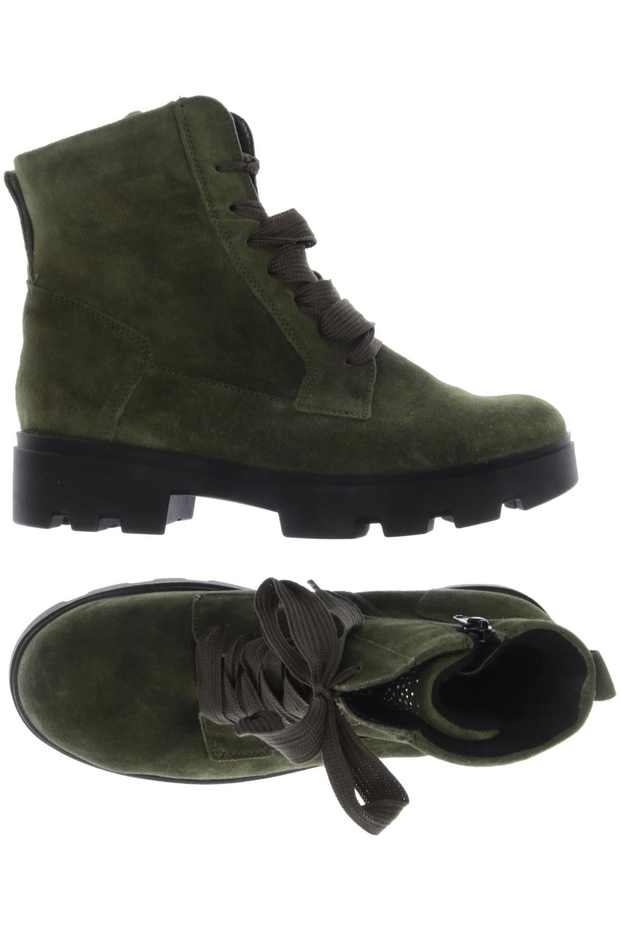 Thumbnail - waldläufer Damen Stiefelette, grün, Gr. 4