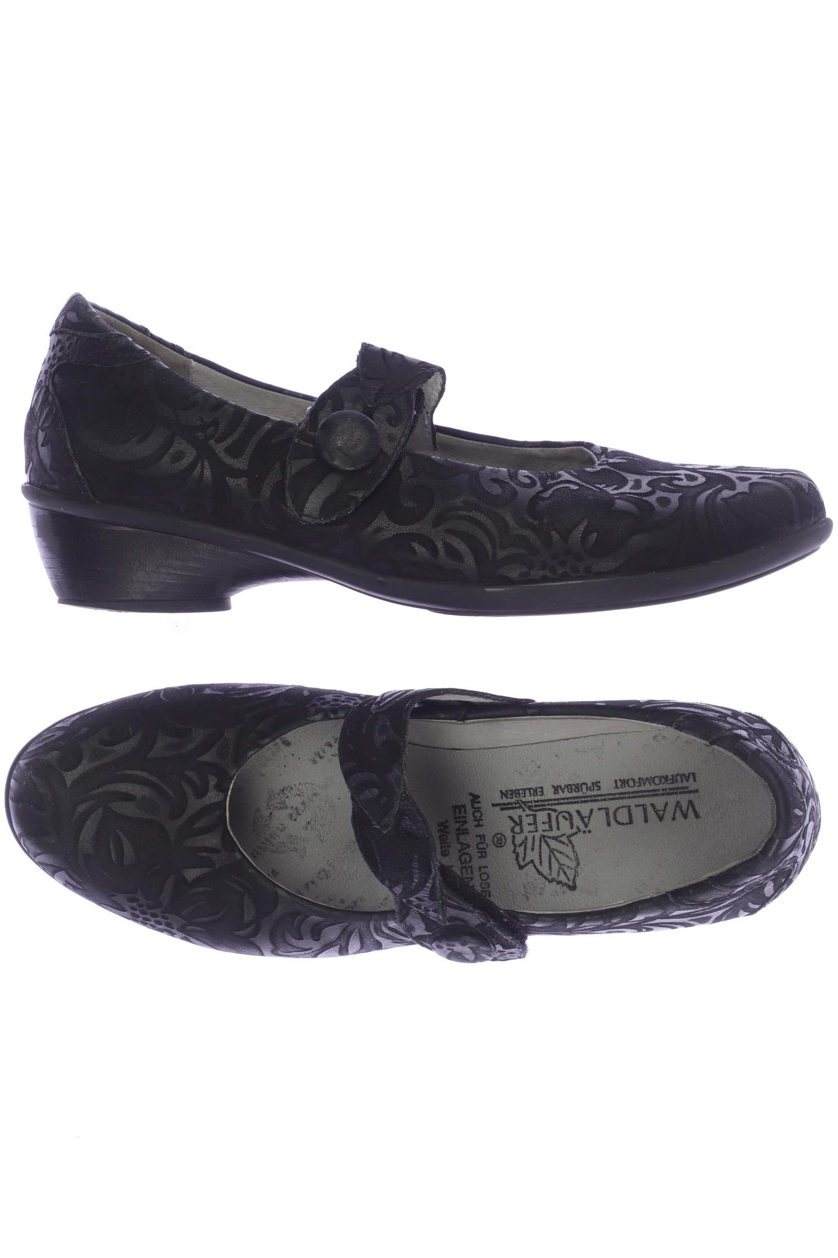 

waldläufer Damen Halbschuh, schwarz, Gr. 5.5