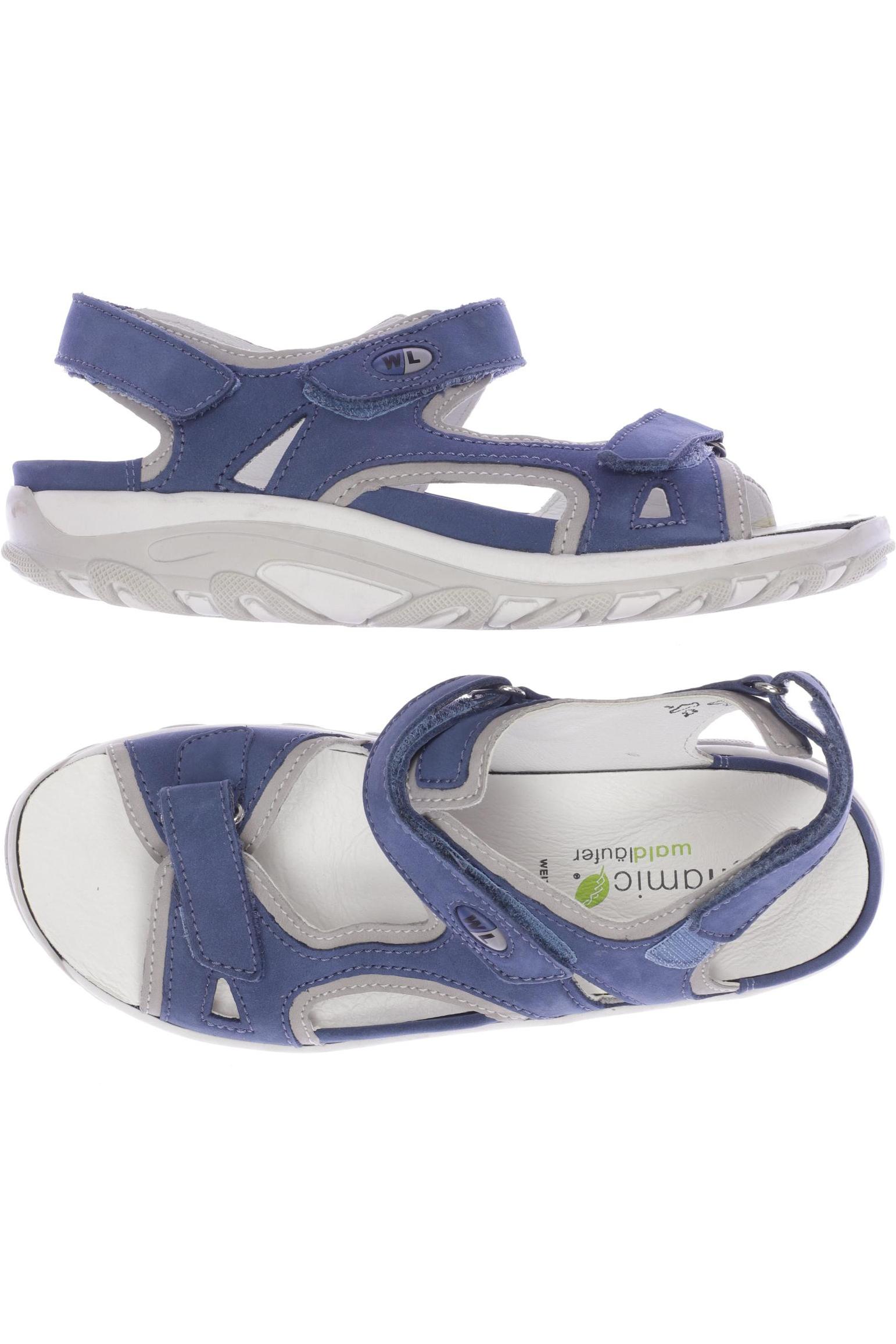 

waldläufer Damen Sandale, blau, Gr. 5