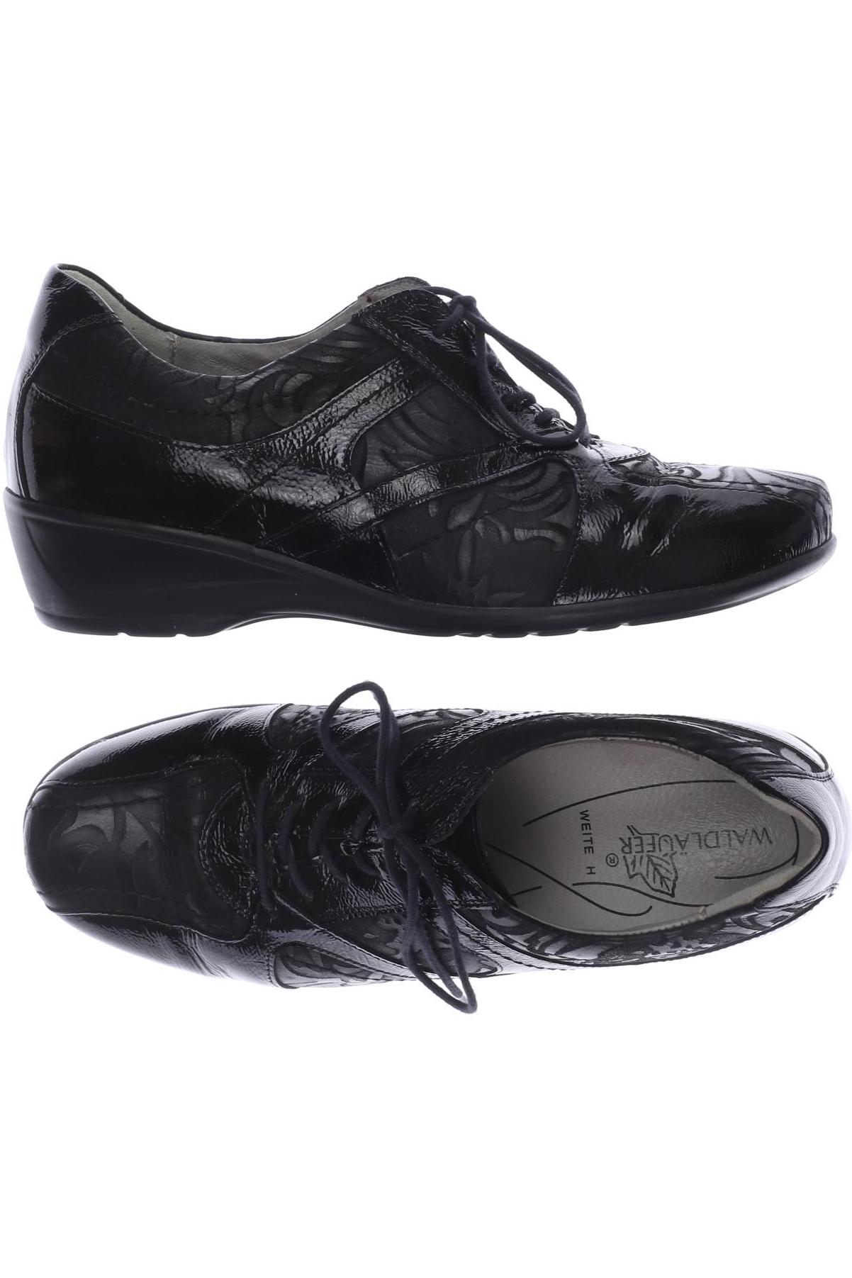 

waldläufer Damen Halbschuh, schwarz, Gr. 3.5