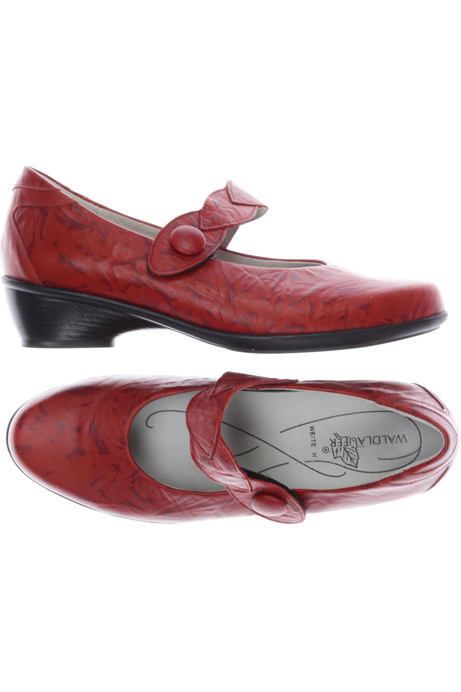 

waldläufer Damen Halbschuh, rot, Gr. 5.5