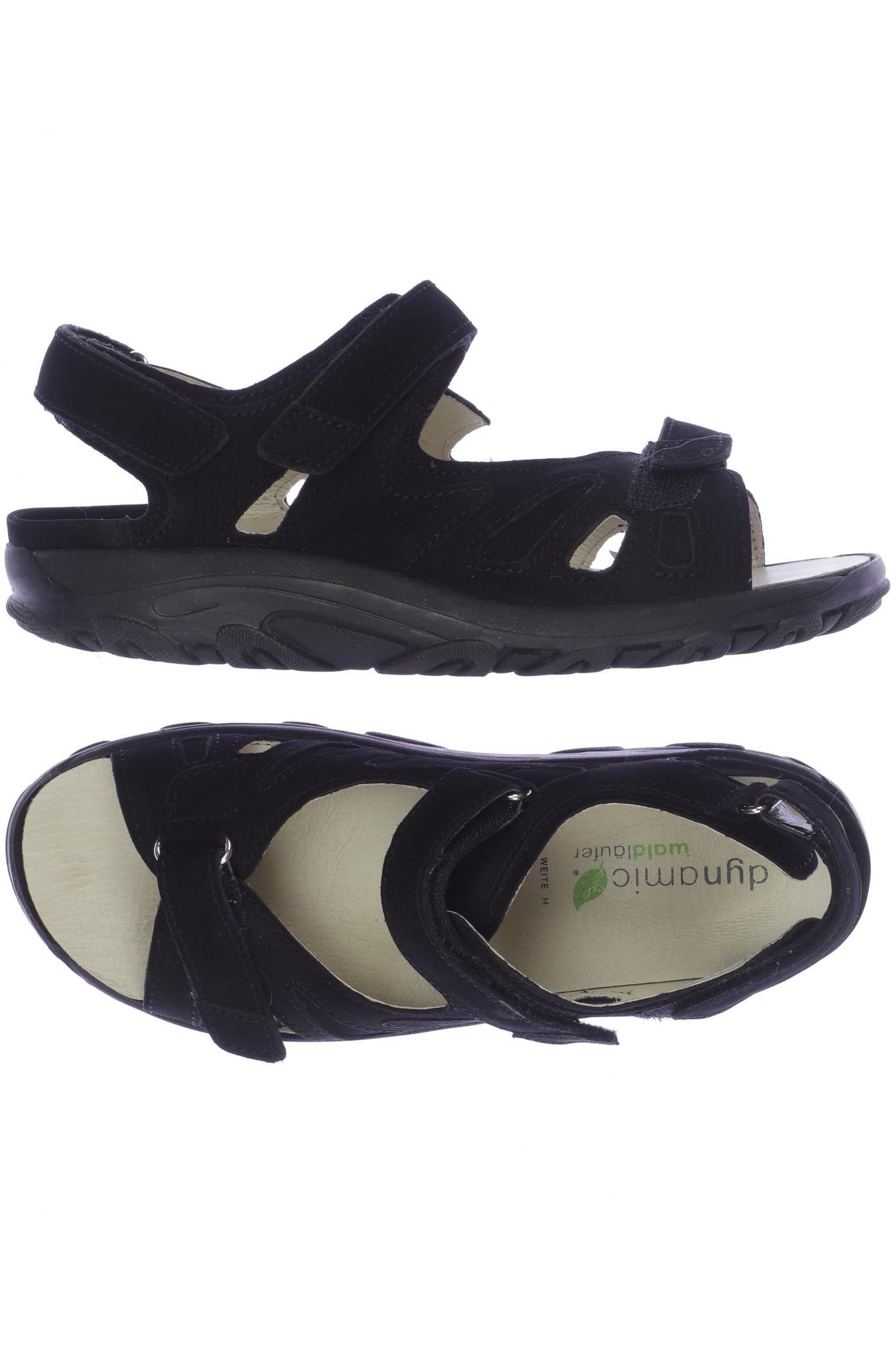 

waldläufer Damen Sandale, schwarz, Gr. 5