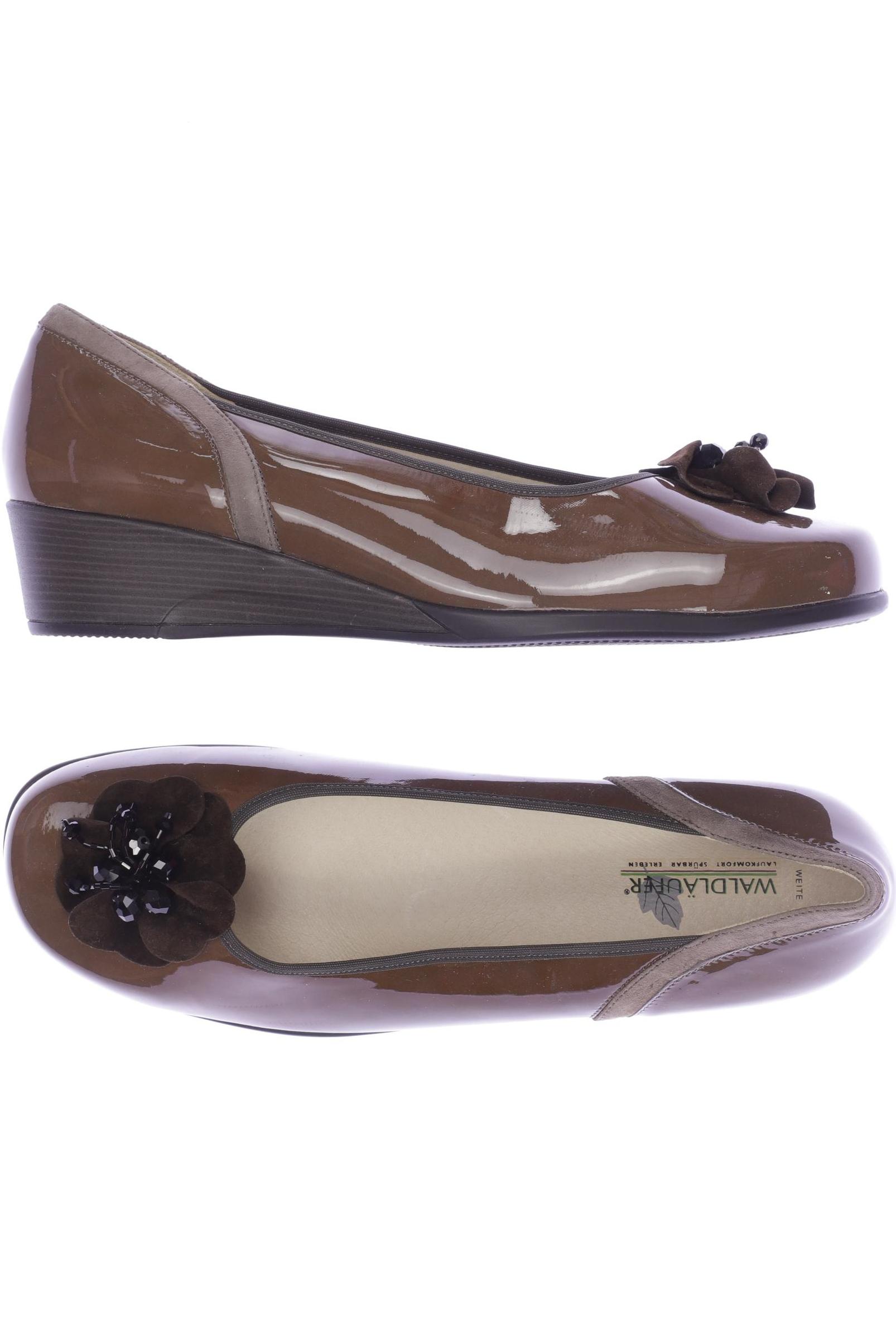 

waldläufer Damen Ballerinas, braun, Gr. 7.5