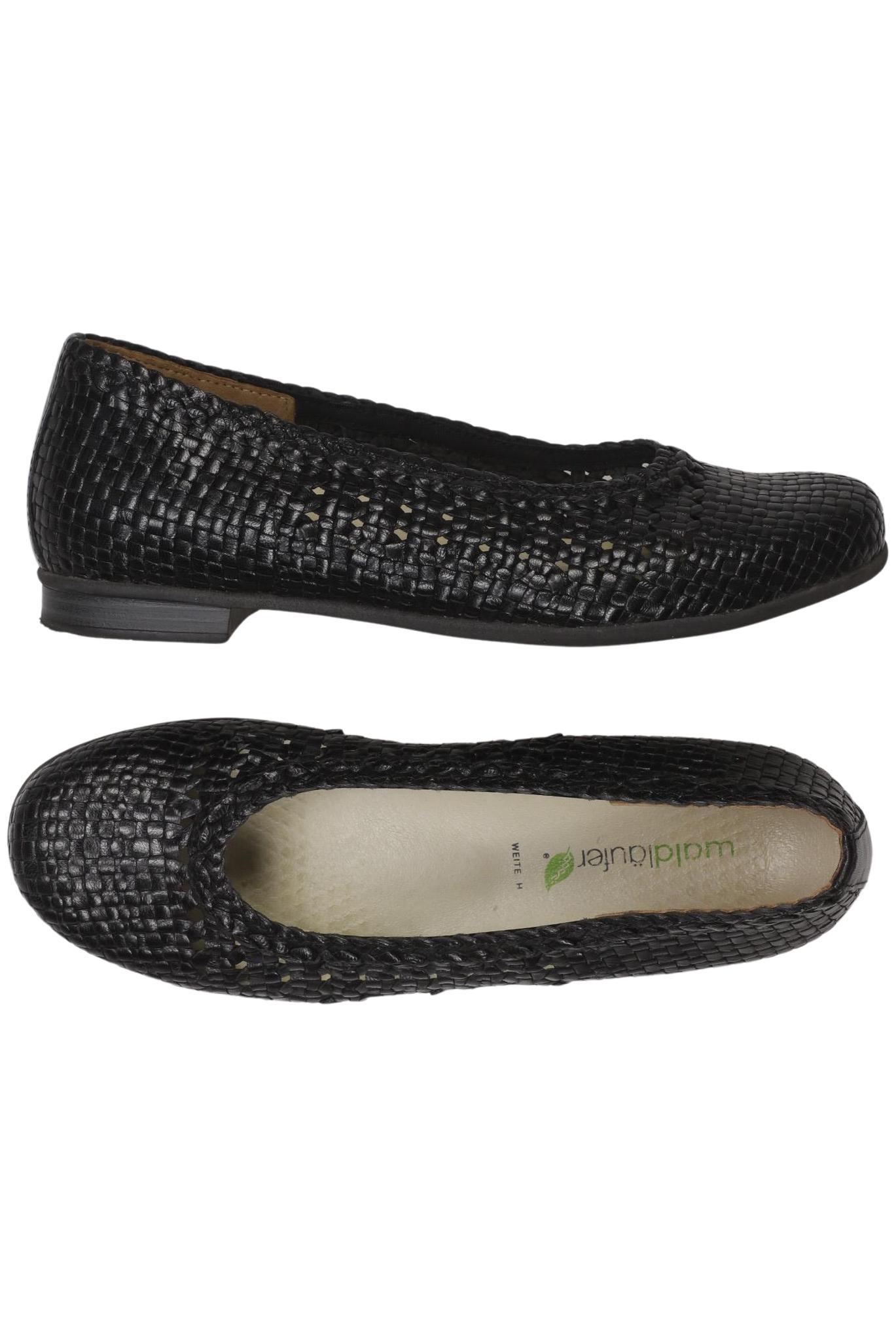 

waldläufer Damen Ballerinas, schwarz, Gr. 5.5