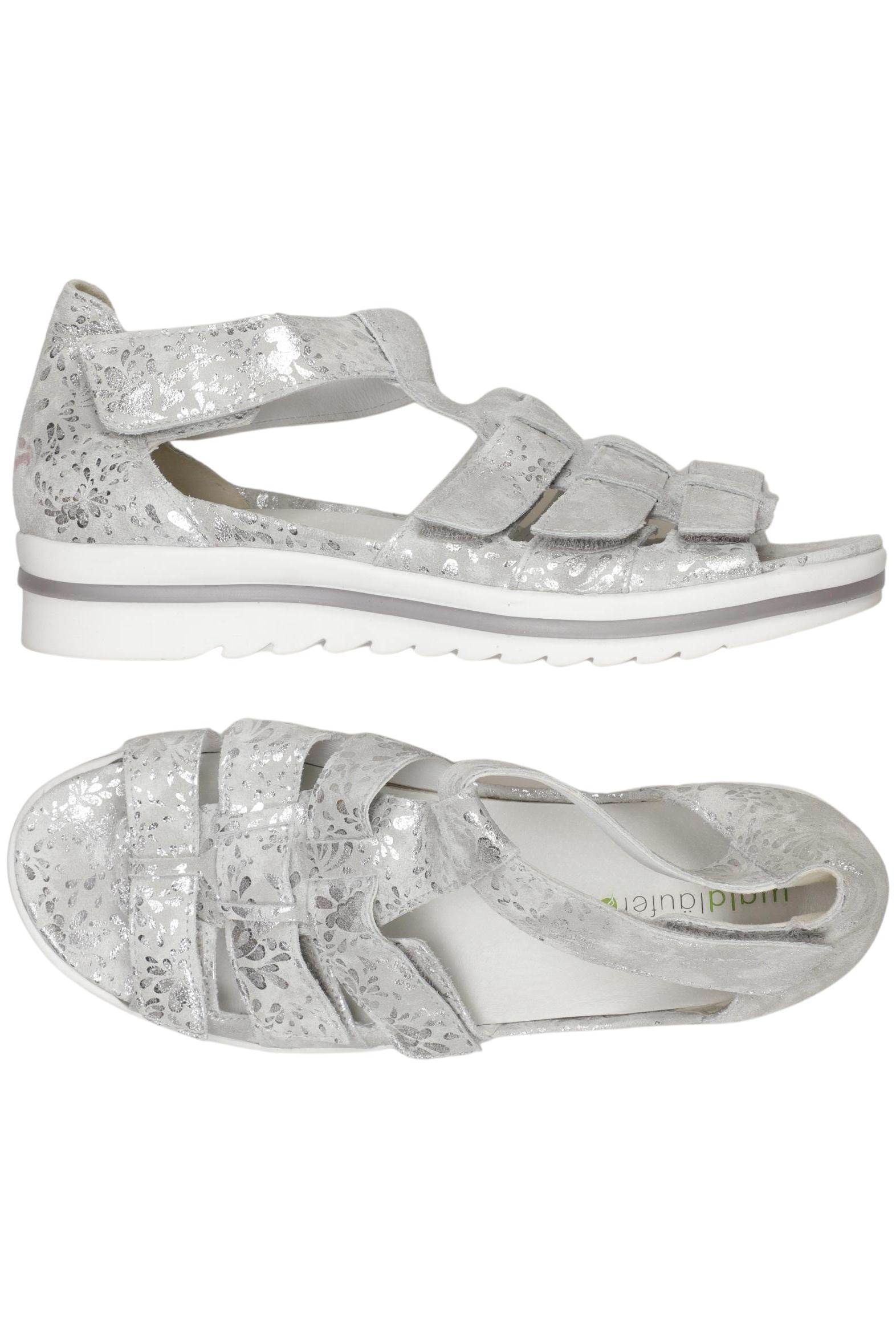 

waldläufer Damen Sandale, silber, Gr. 6.5