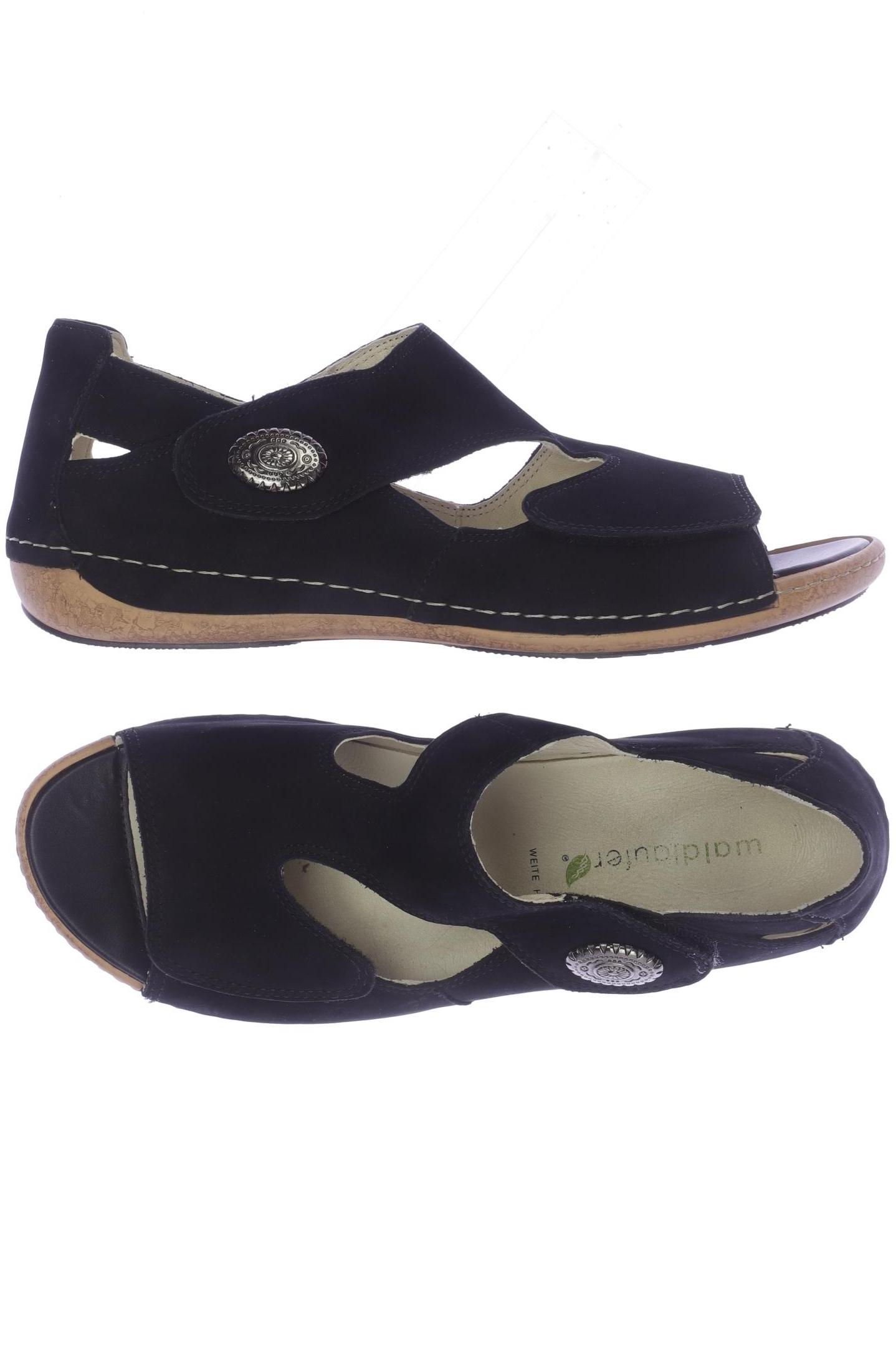 

waldläufer Damen Sandale, schwarz, Gr. 6.5