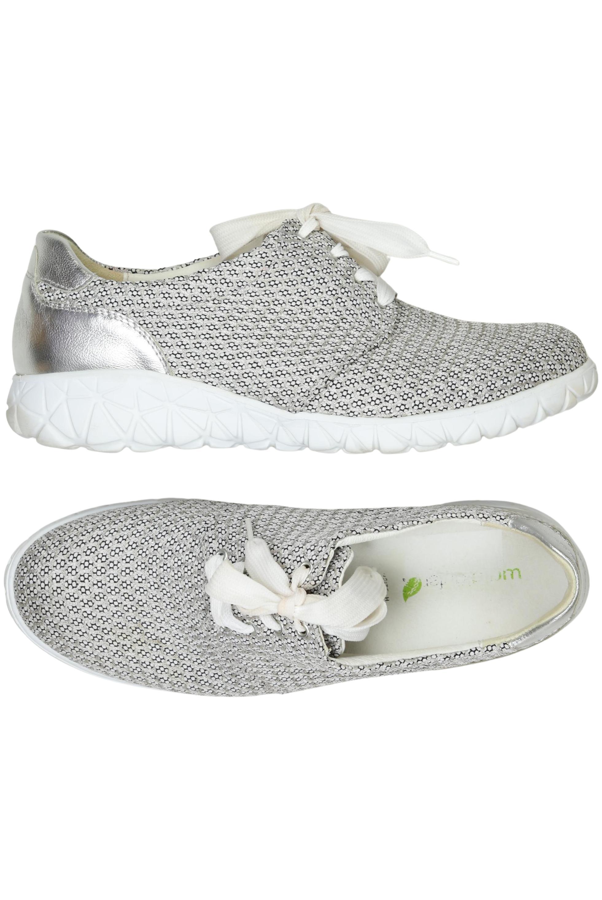

waldläufer Damen Halbschuh, silber, Gr. 7.5