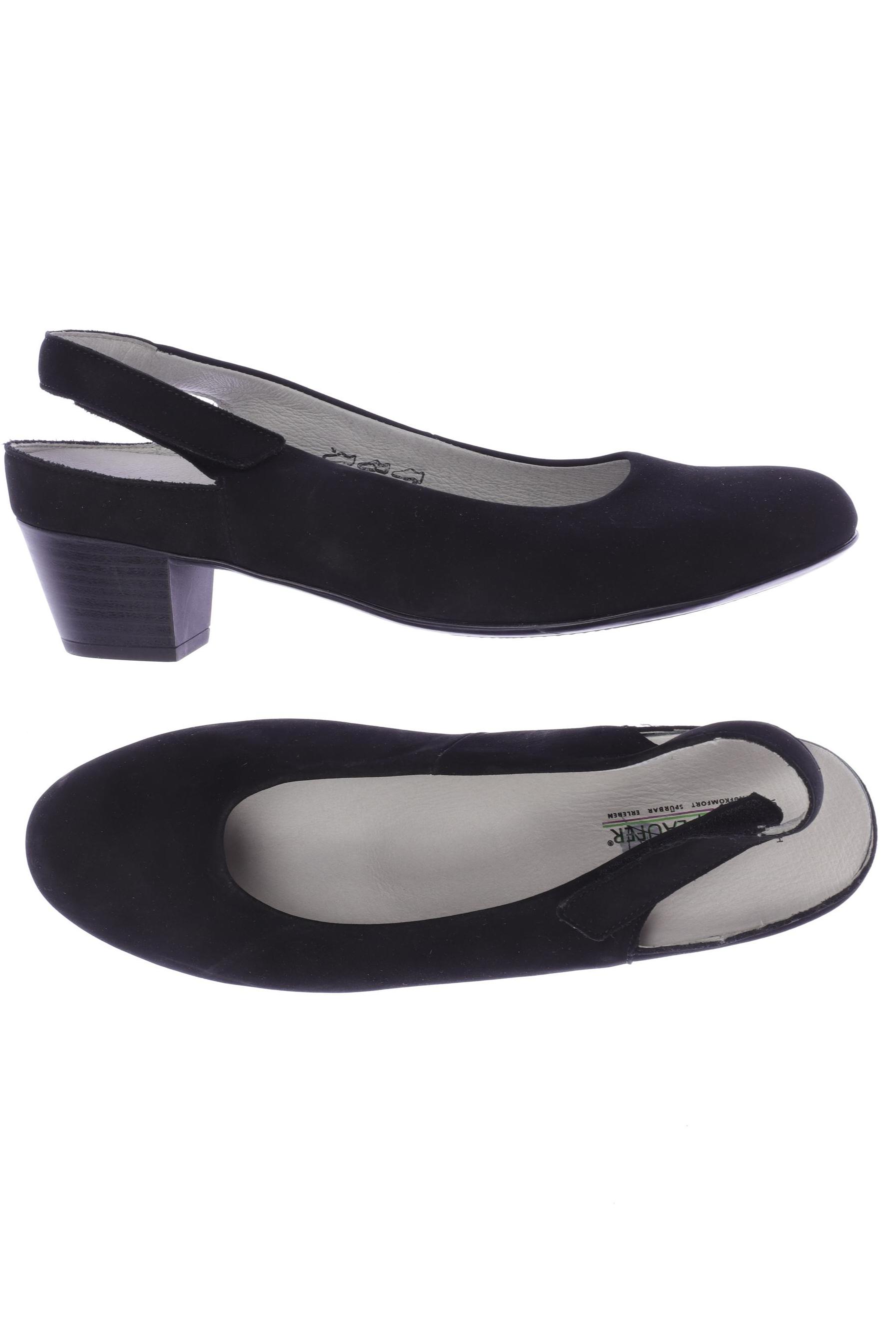 

waldläufer Damen Sandale, schwarz, Gr. 7