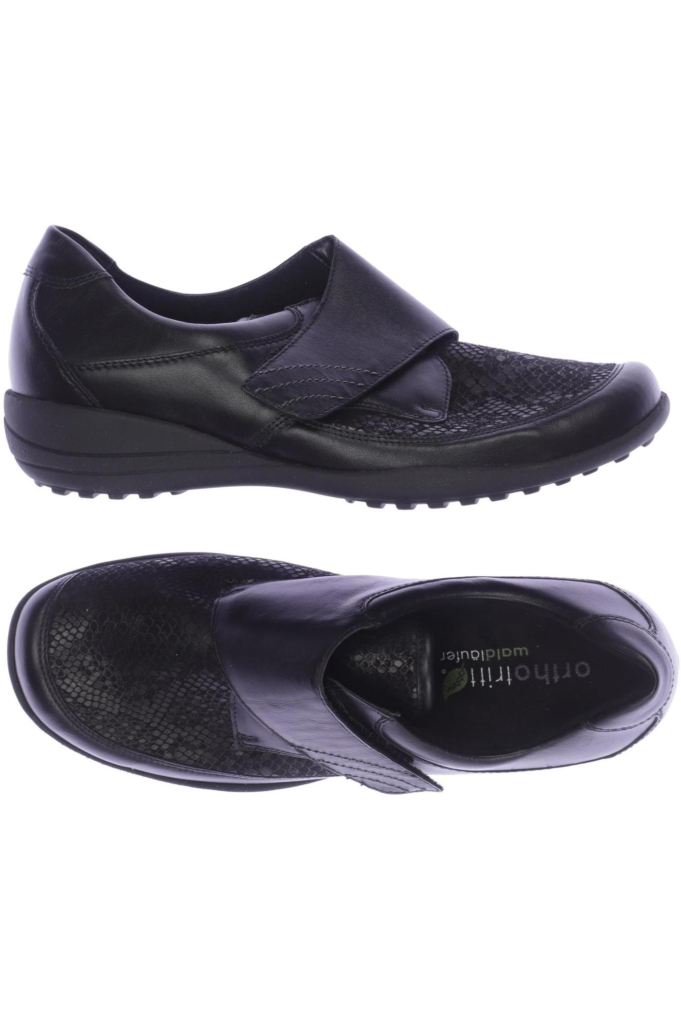 

waldläufer Damen Halbschuh, schwarz, Gr. 5.5