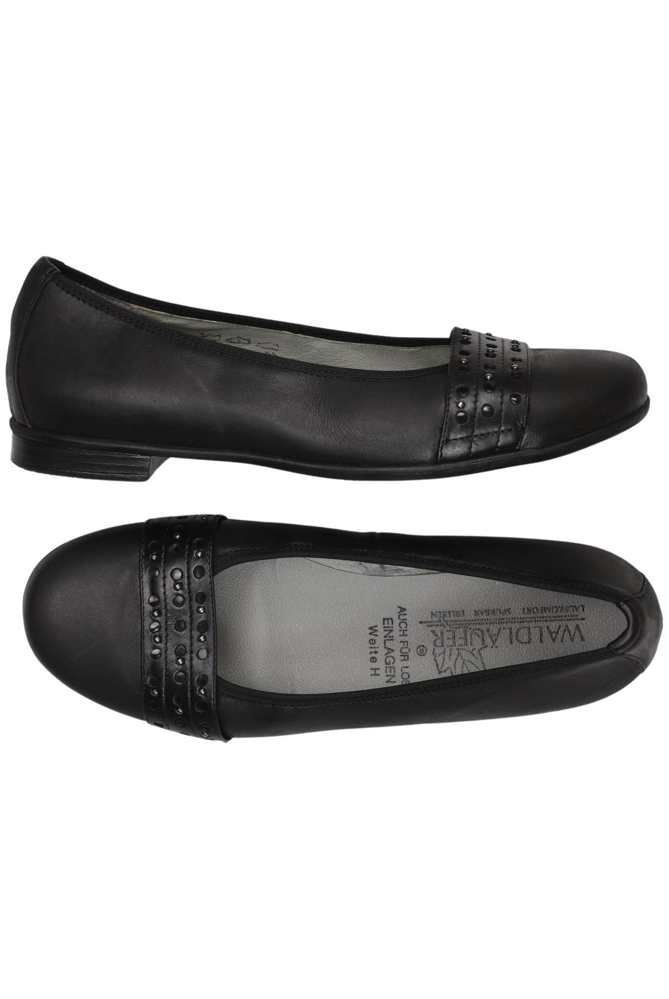 

waldläufer Damen Ballerinas, schwarz, Gr. 5.5
